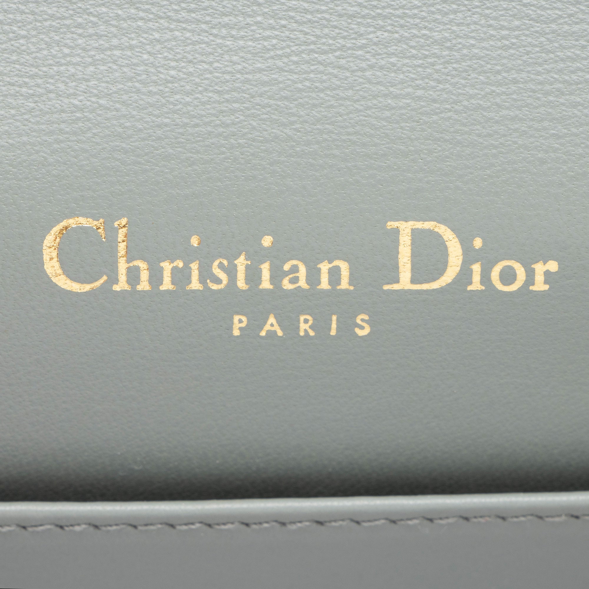 Dior Cannage Patent Leather Lady Dior Wallet on Chain