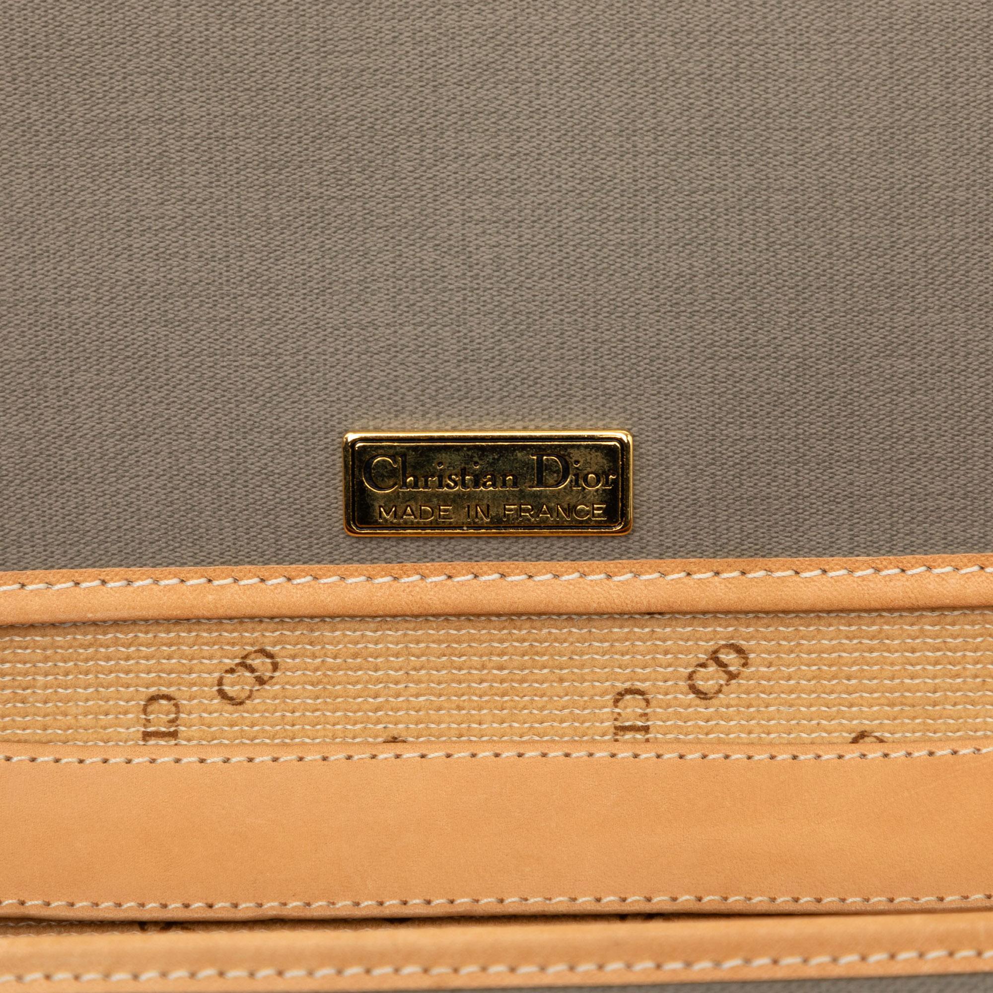 Dior Canvas Chain Shoulder Bag