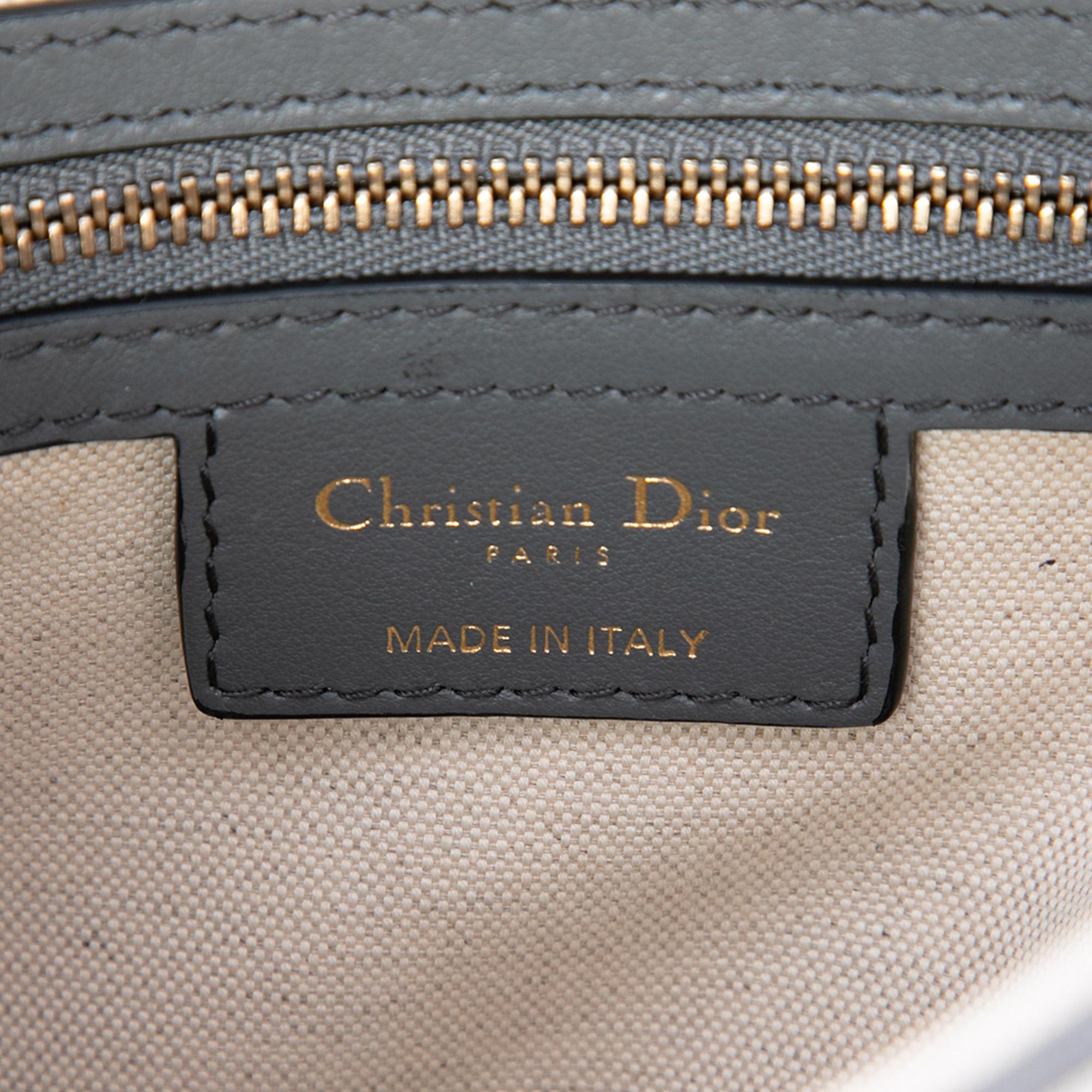 Dior Canvas Embroidered Reverse Toile De Jouy Saddle Bag