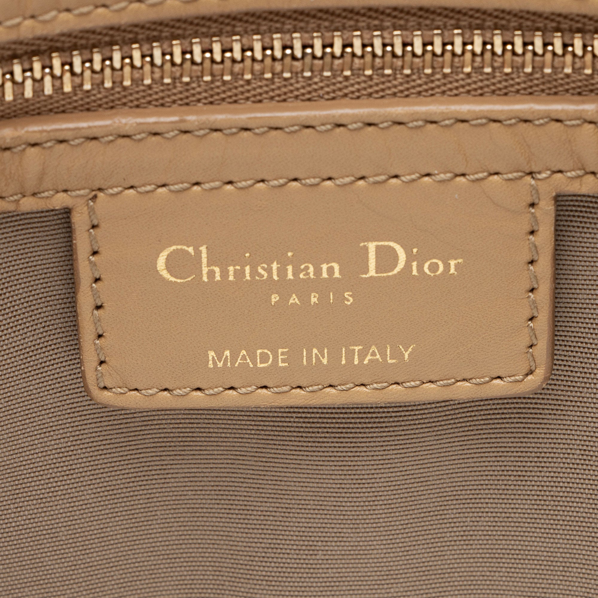 Dior Coated Canvas Panarea Small Tote