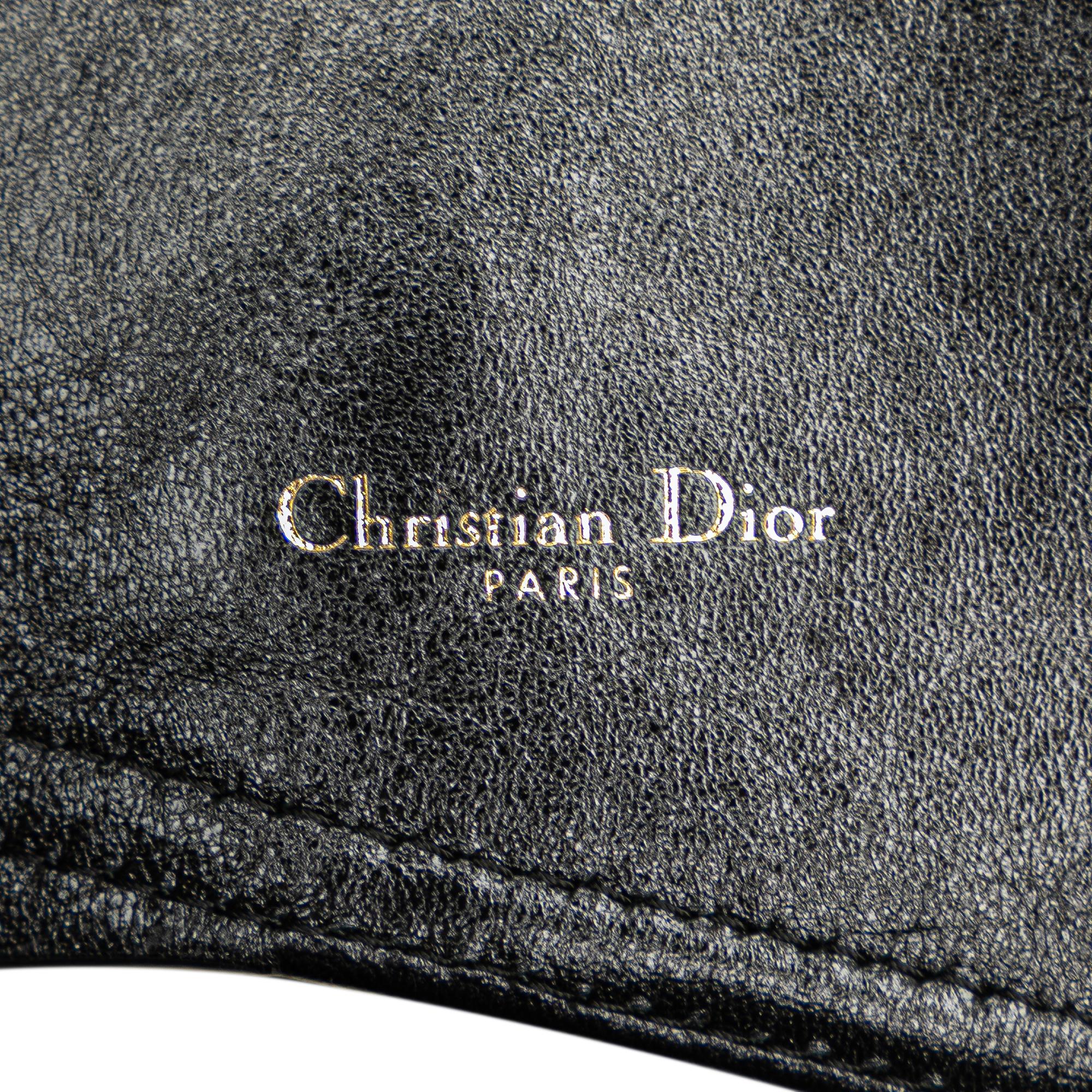 Dior Crinkled Lambskin Saddle Belt Bag
