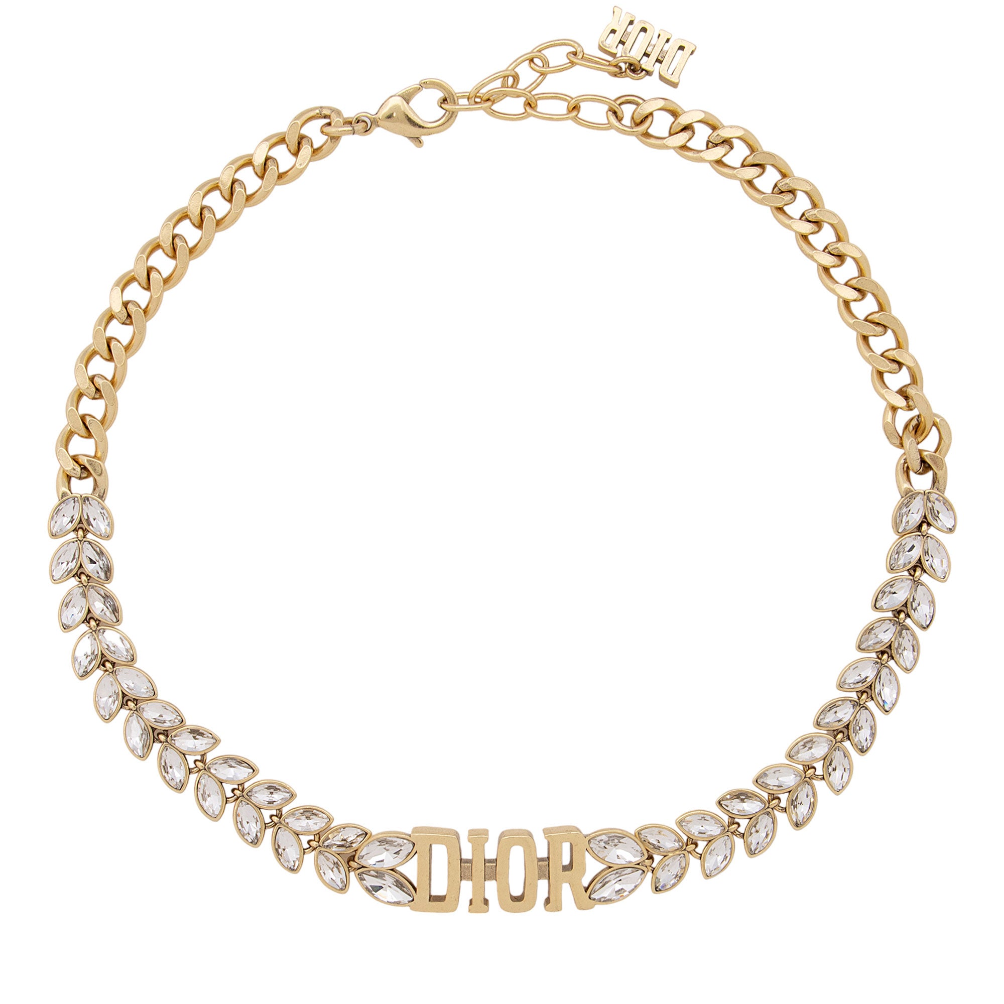 Dior Crystal Dio(R)evolution Choker Necklace (SHF-JG5Kf7)