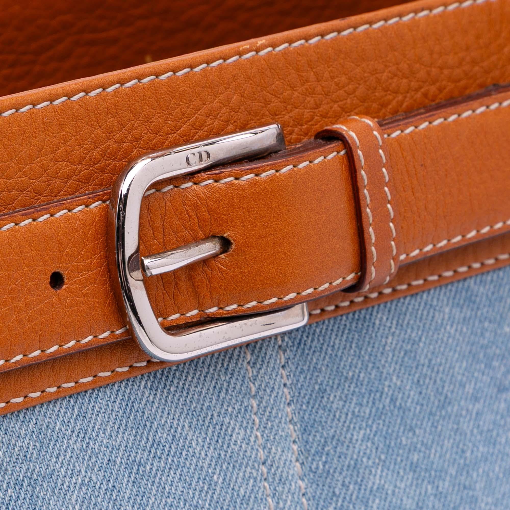 Dior Denim Jeans Pocket Tote