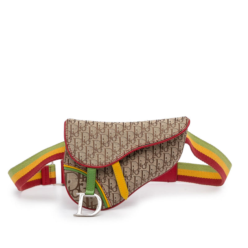 Dior Dior Oblique Saddle Rasta Belt Bag (SHG-MmiTQ4) – LuxeDH