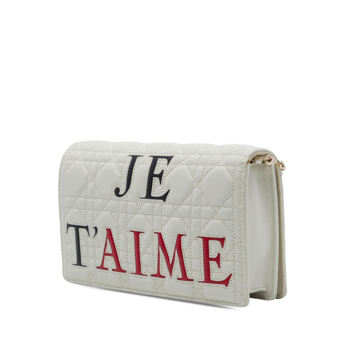 Dior DiorAmour Chinese Valentines Lambskin Cannage Lady Dior Clutch on Chain