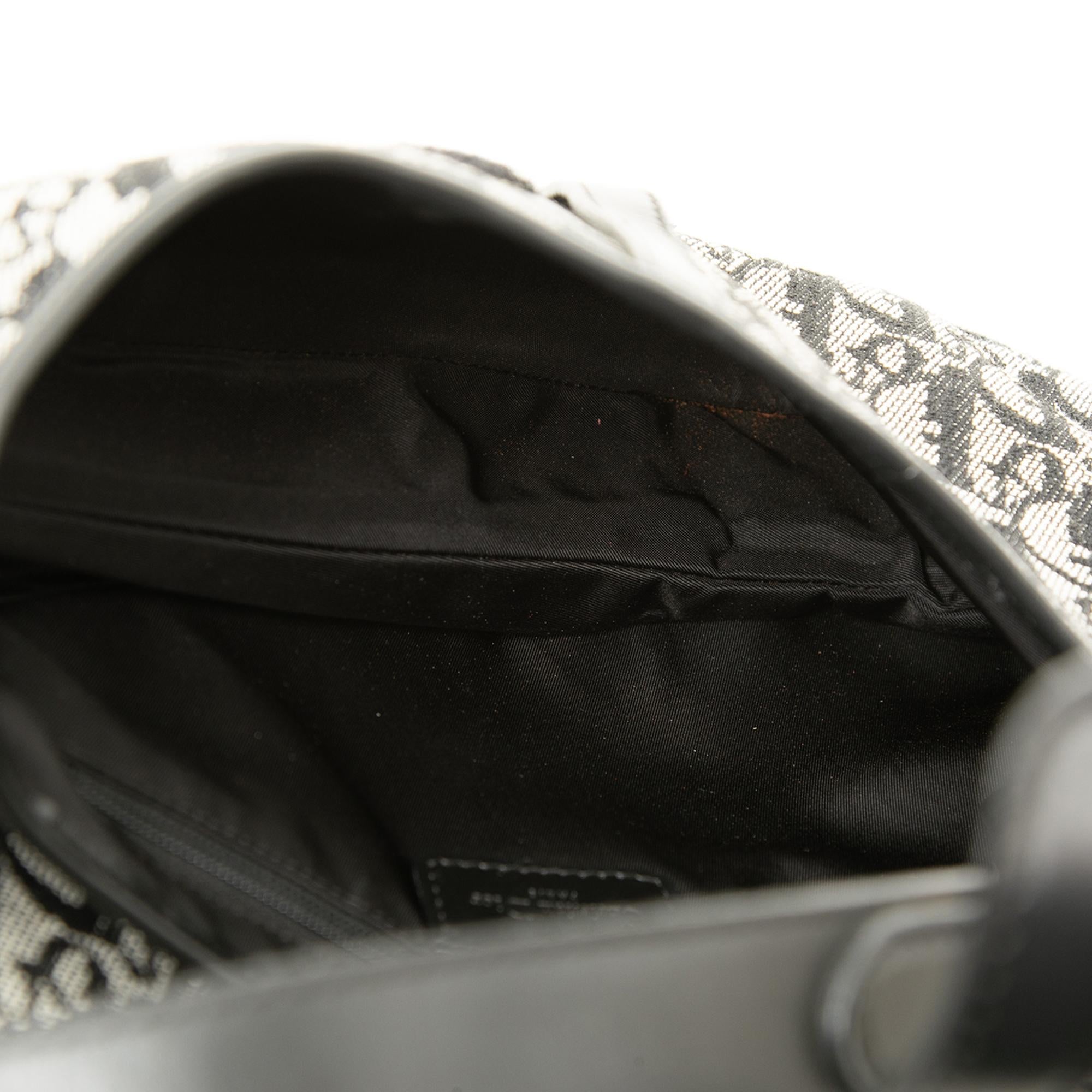 Dior Diorissimo Canvas Saddle Bag