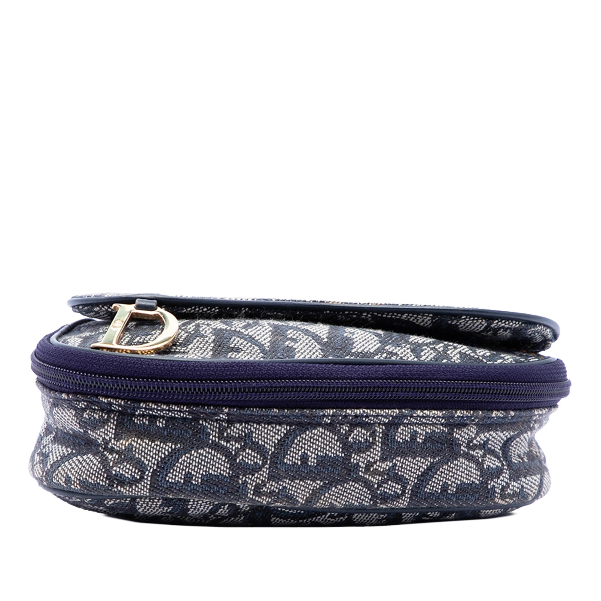 Dior Diorissimo Canvas Saddle Pouch