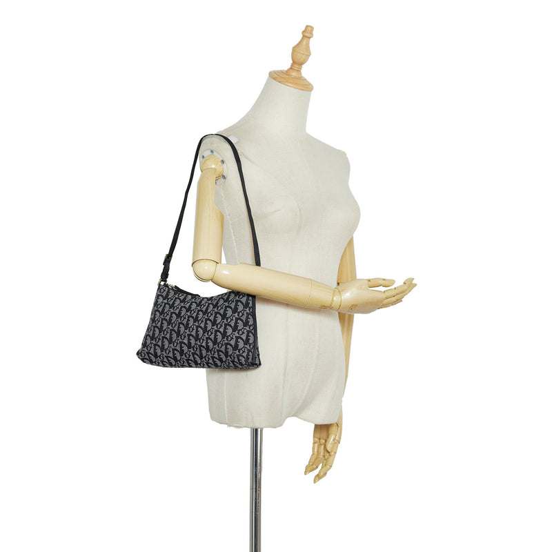 Christian Dior Vintage Trotter Pochette Shoulder Bag Diorissimo