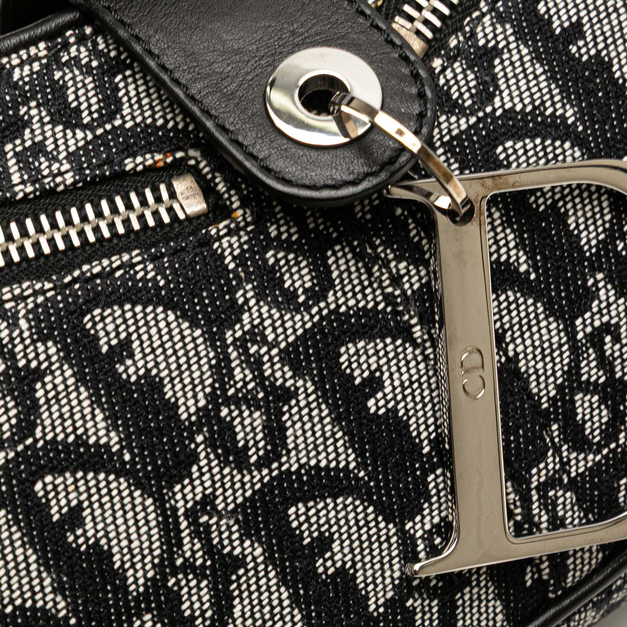 Dior Diorissimo Trotter Canvas Shoulder Bag