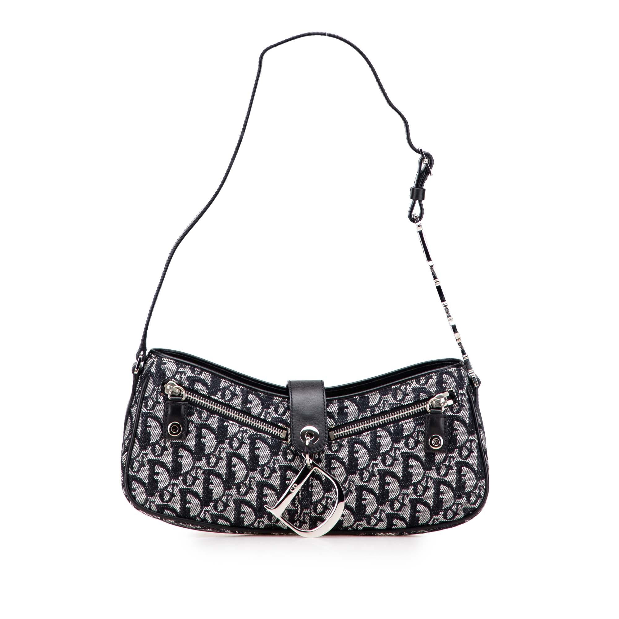 Dior Diorissimo Trotter Canvas Shoulder Bag
