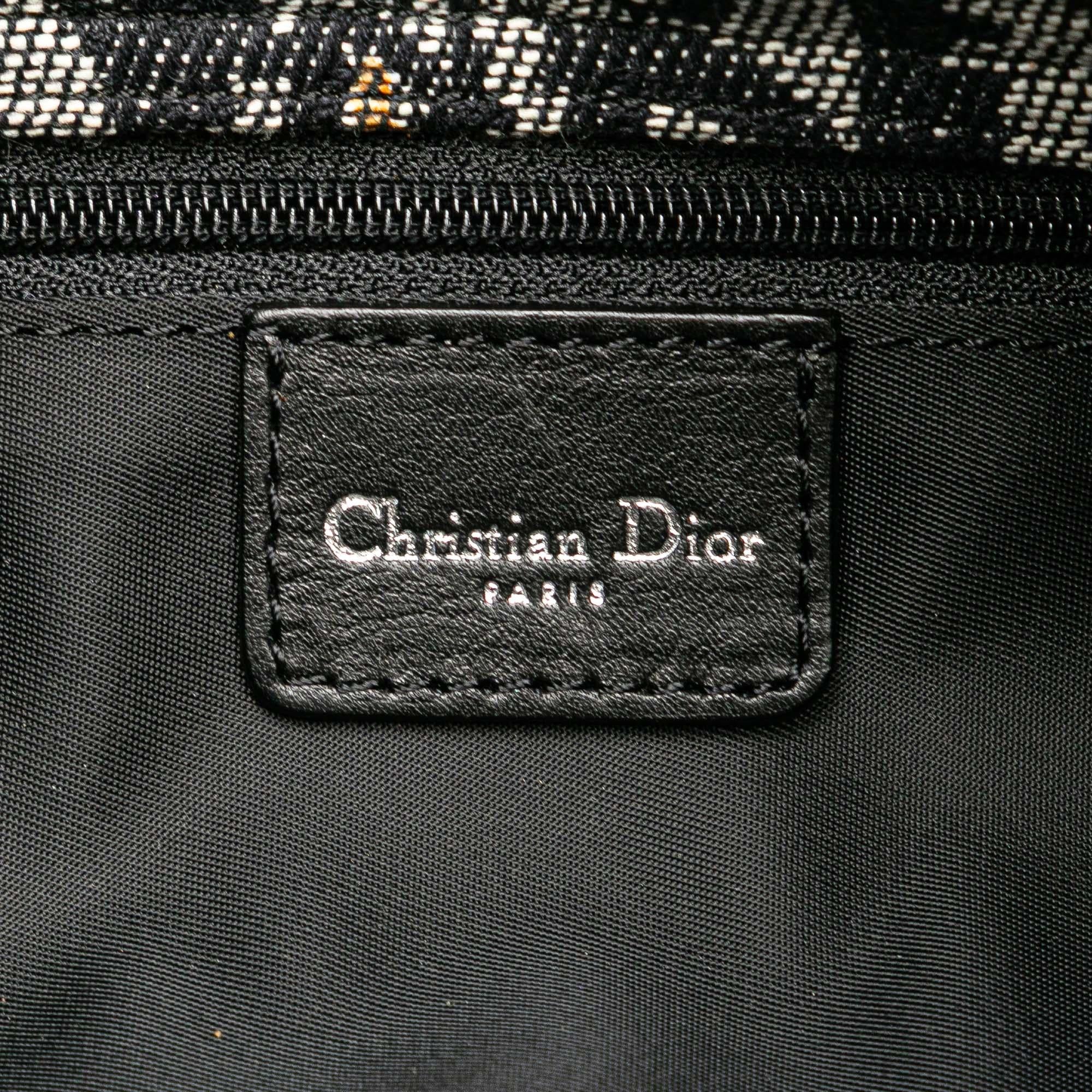 Dior Diorissimo Trotter Canvas Shoulder Bag
