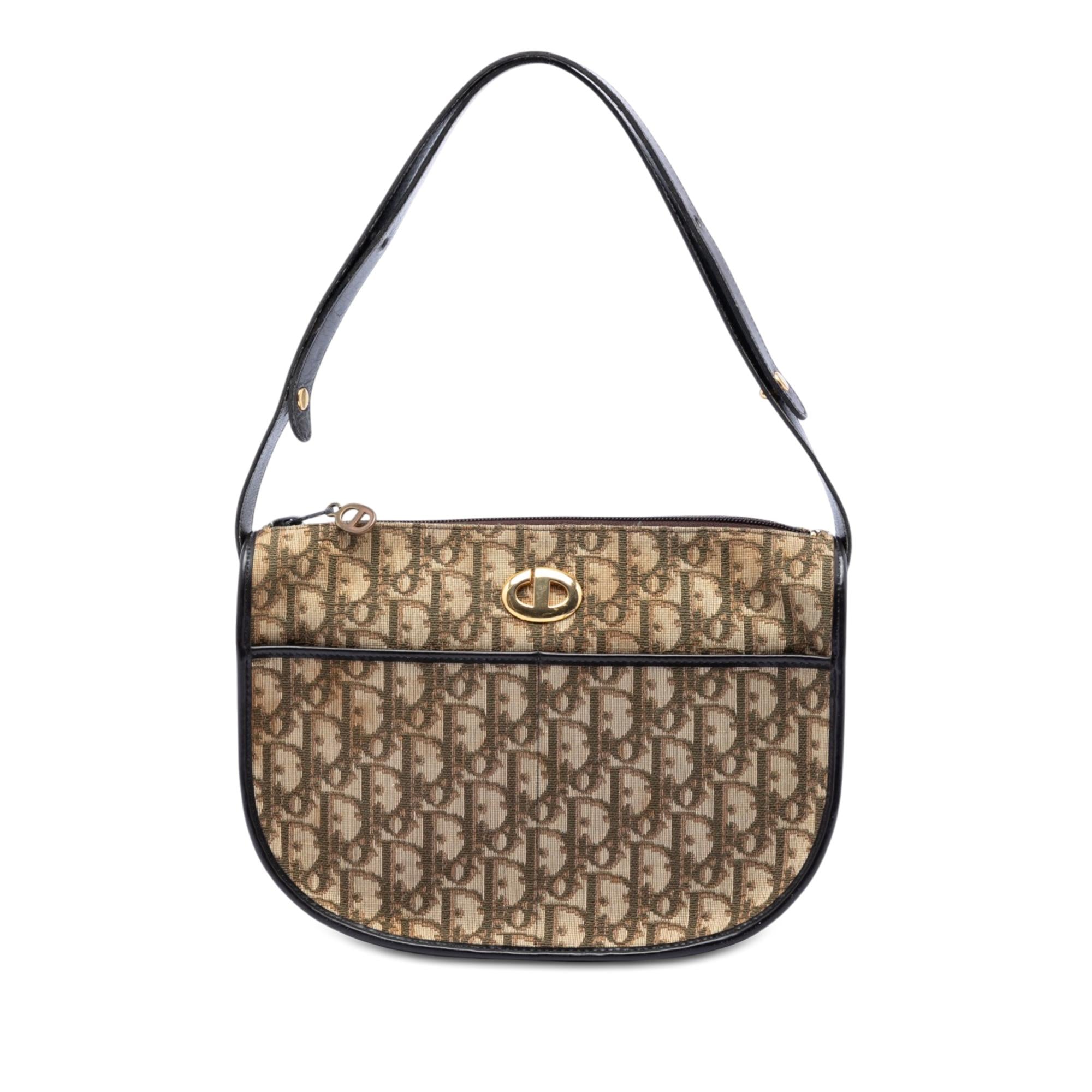 Dior Diorissimo Trotter Canvas Shoulder Bag