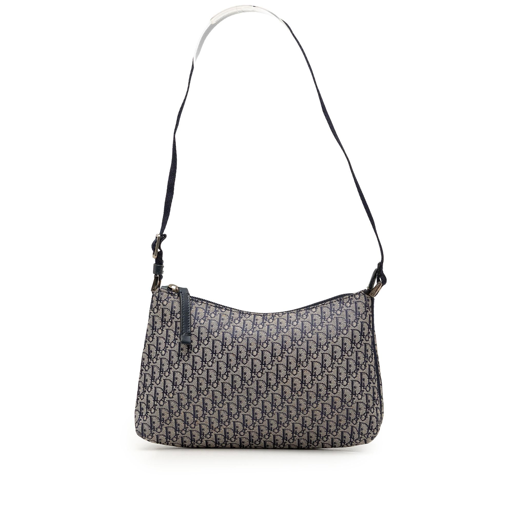 Dior Diorissimo Trotter Canvas Shoulder Bag