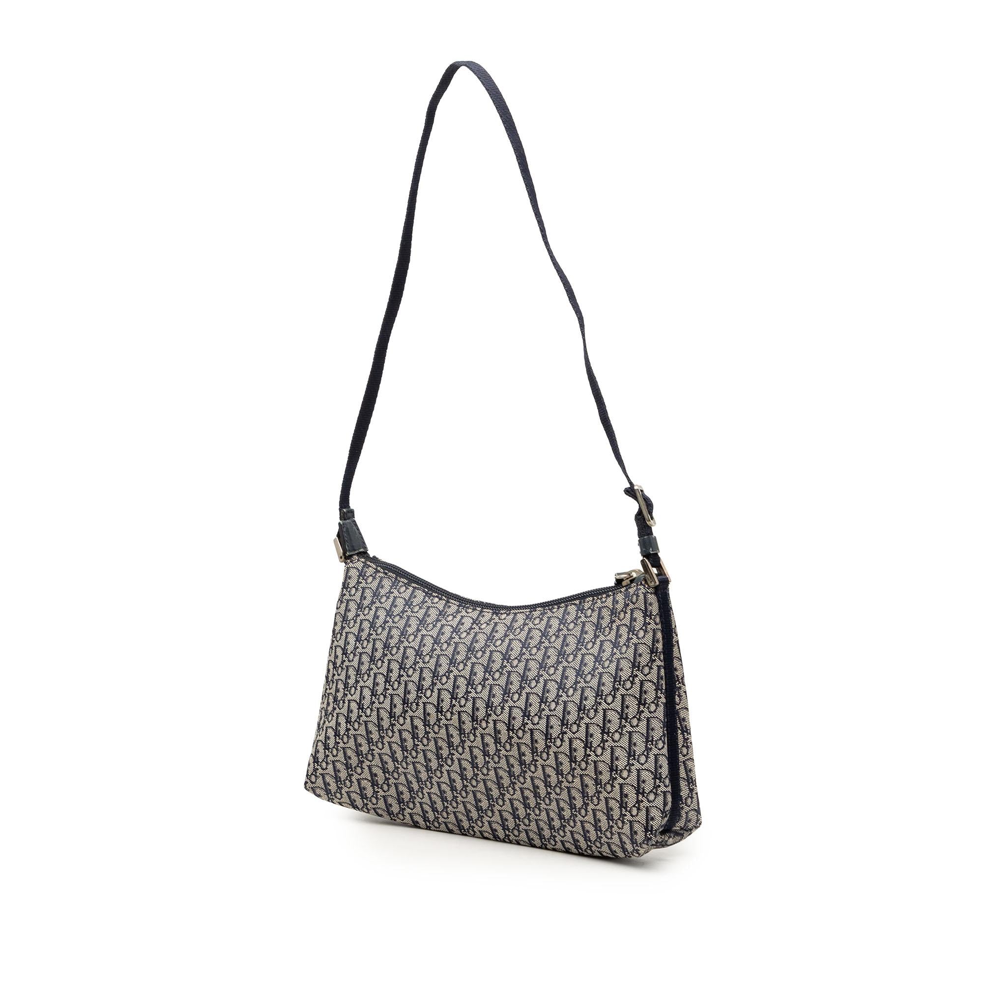 Dior Diorissimo Trotter Canvas Shoulder Bag