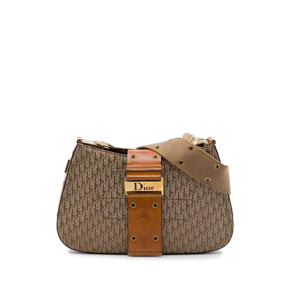 Dior Diorissimo Trotter Canvas Street Chic Columbus Shoulder Bag
