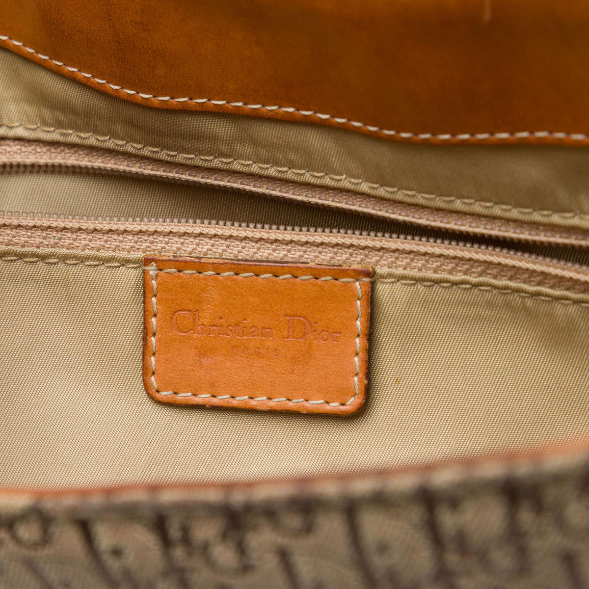 Dior Diorissimo Trotter Canvas Street Chic Columbus Shoulder Bag