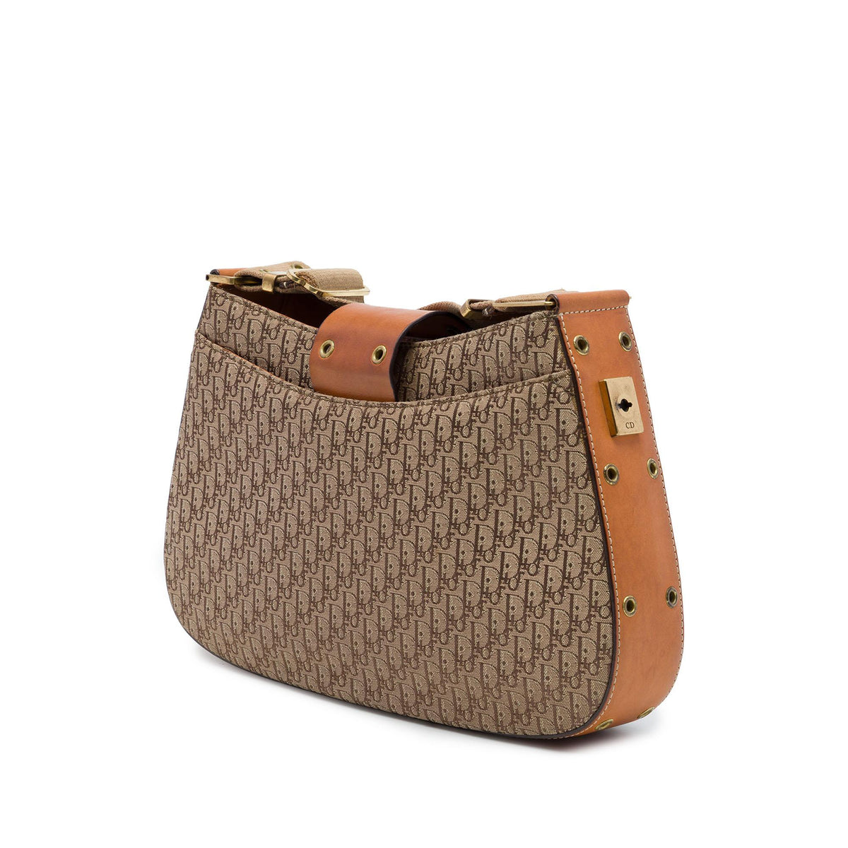 Dior Diorissimo Trotter Canvas Street Chic Columbus Shoulder Bag