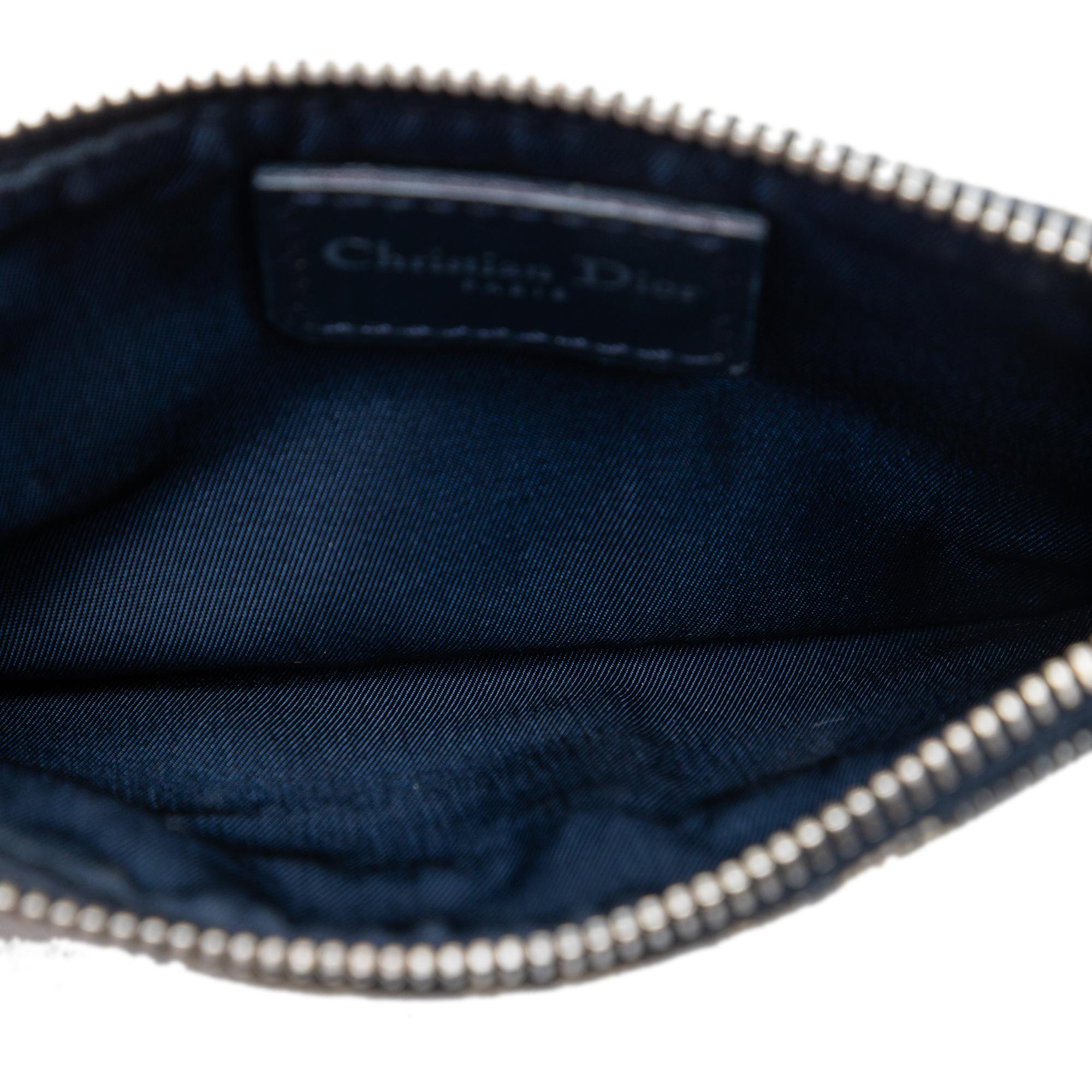 Dior Diorissimo Trotter Canvas Wristlet Pouch