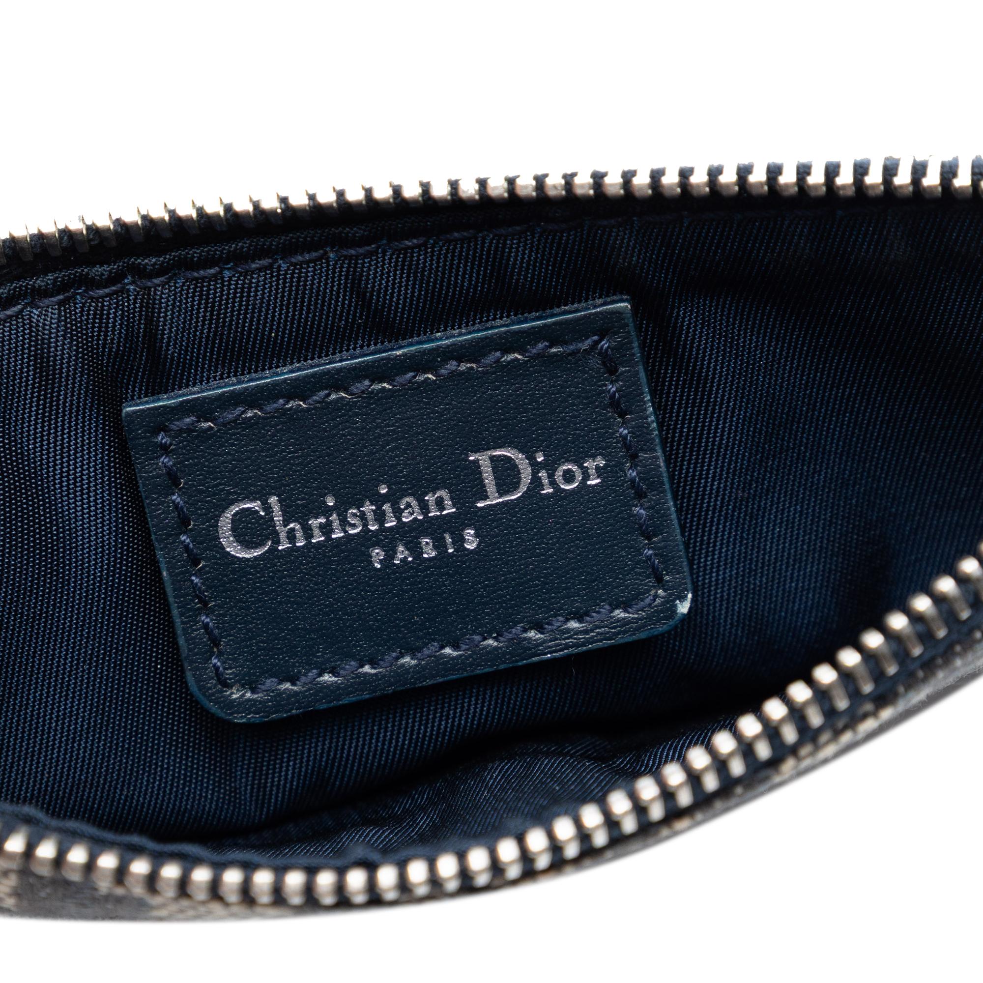 Dior Diorissimo Trotter Canvas Wristlet Pouch