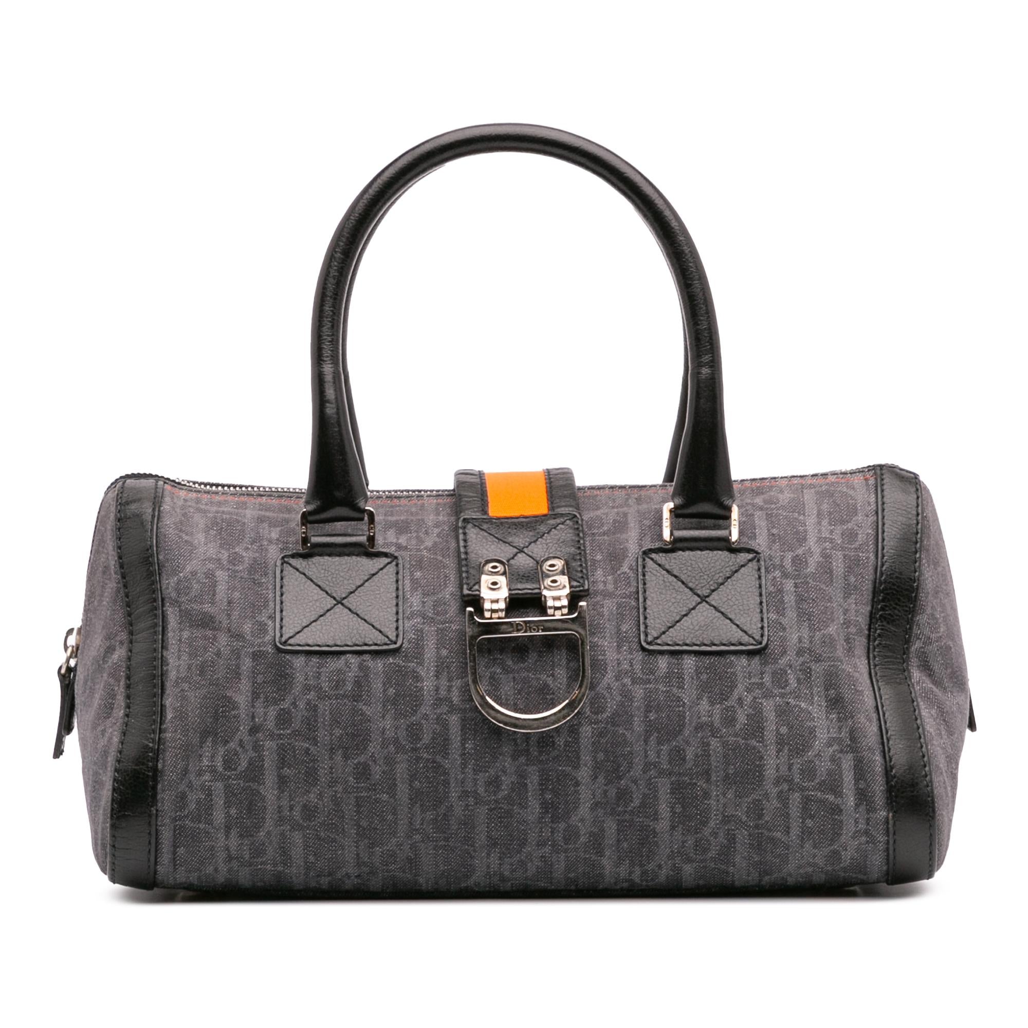Dior Diorissimo Trotter Denim Flight Boston Bag
