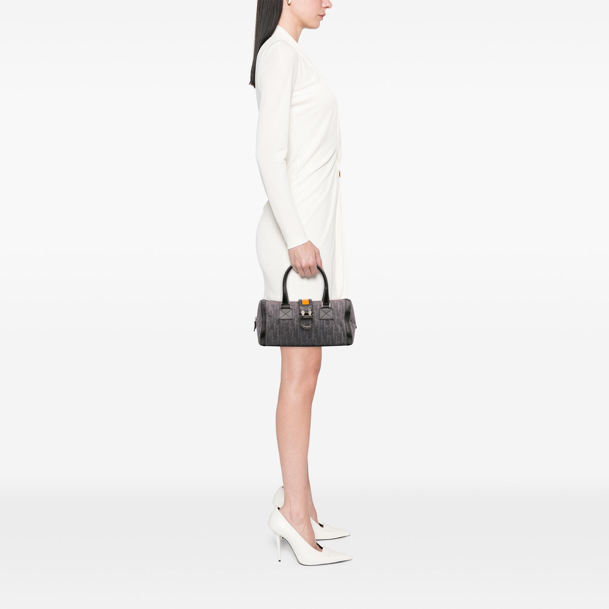 Dior Diorissimo Trotter Denim Flight Boston Bag