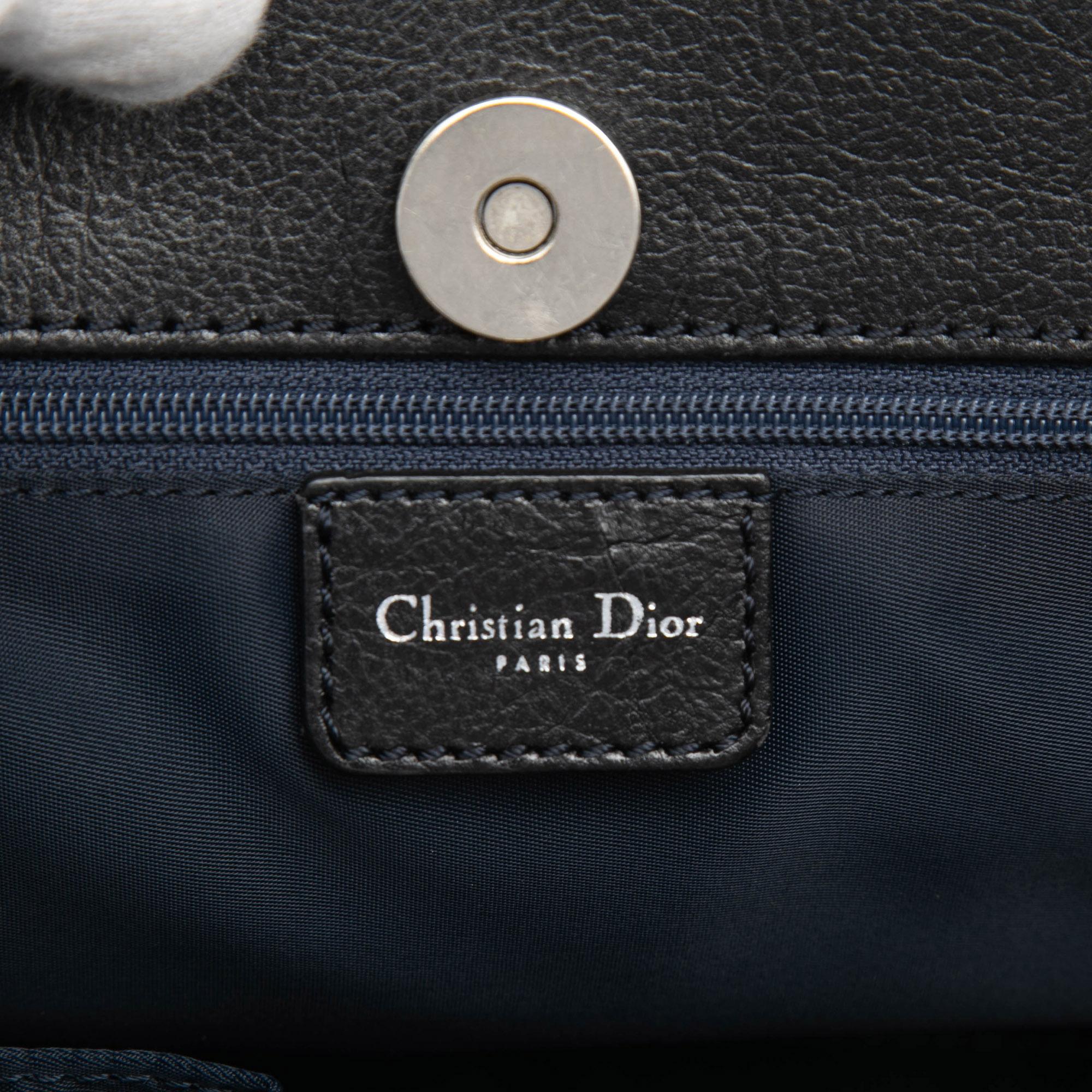 Dior Diorissimo Trotter Denim Flight Handle Bag