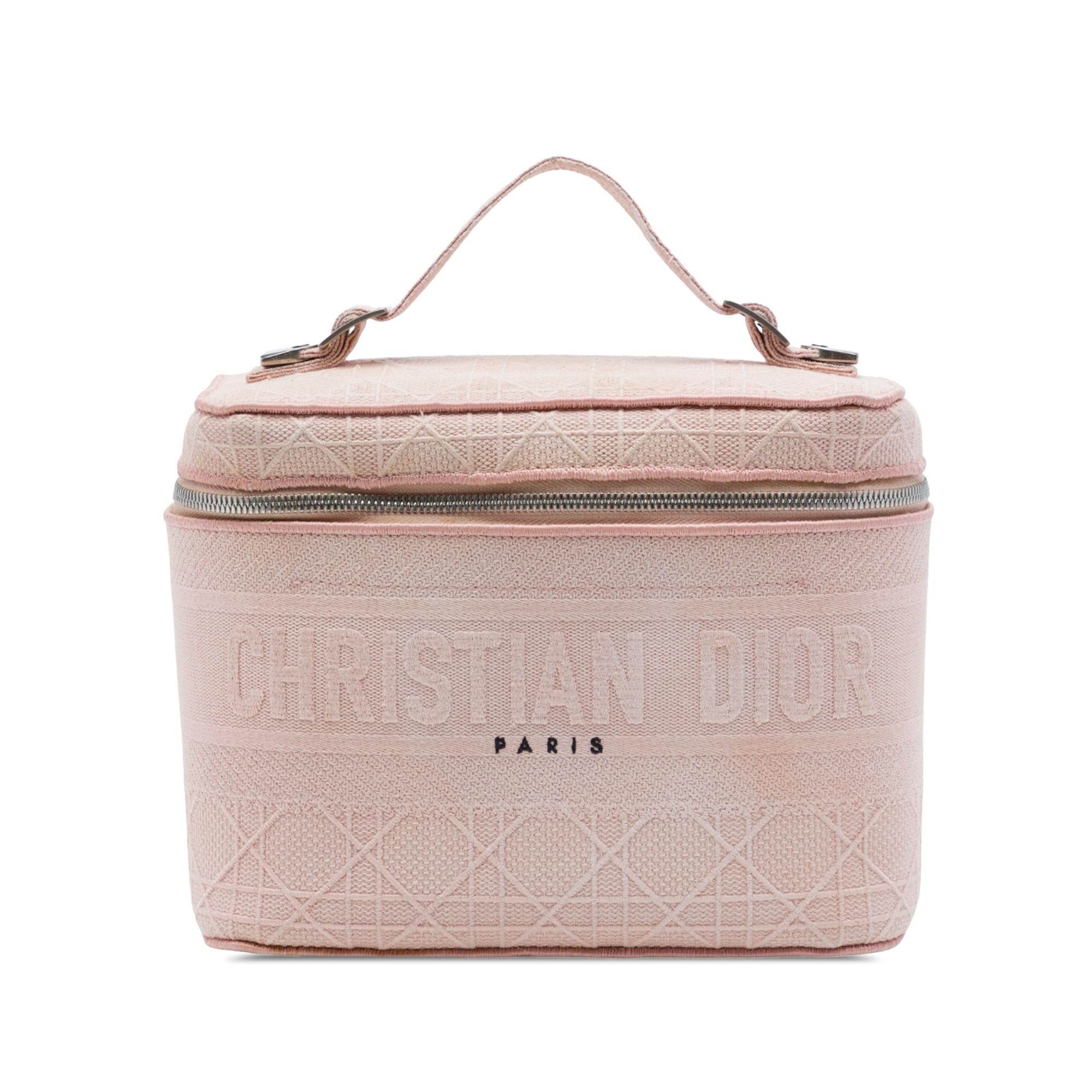 Dior Diortravel Canvas Cannage D Lite Vanity Case