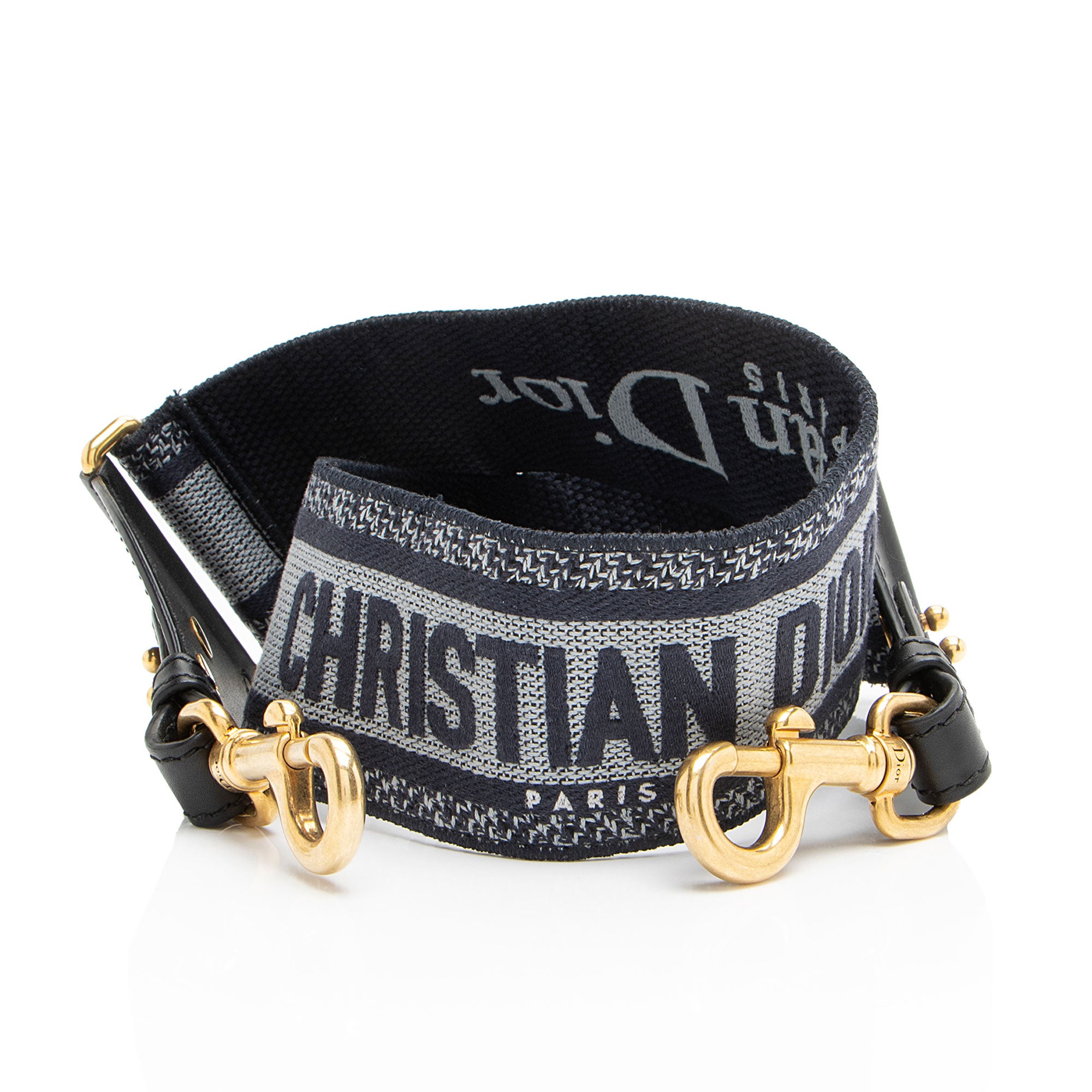 Dior Embroidered Oblique Shoulder Strap
