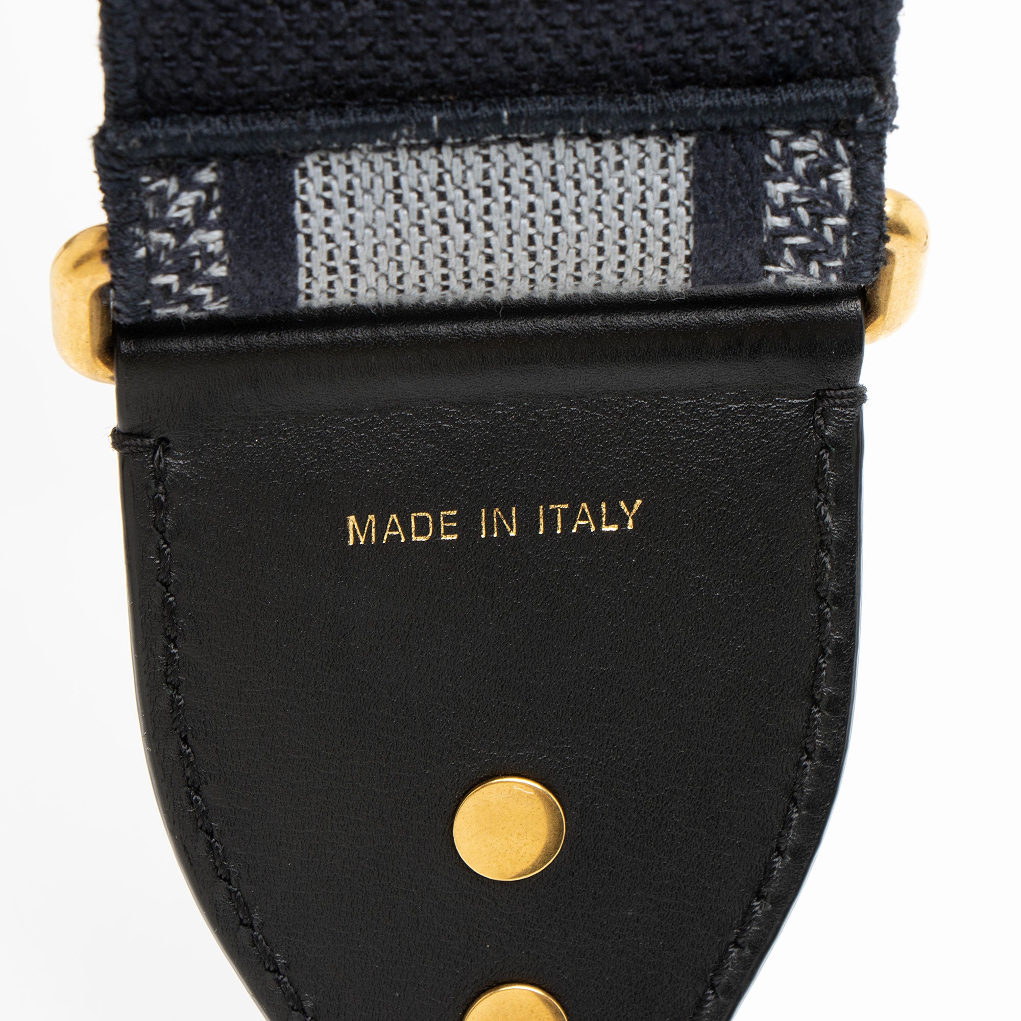 Dior Embroidered Oblique Shoulder Strap