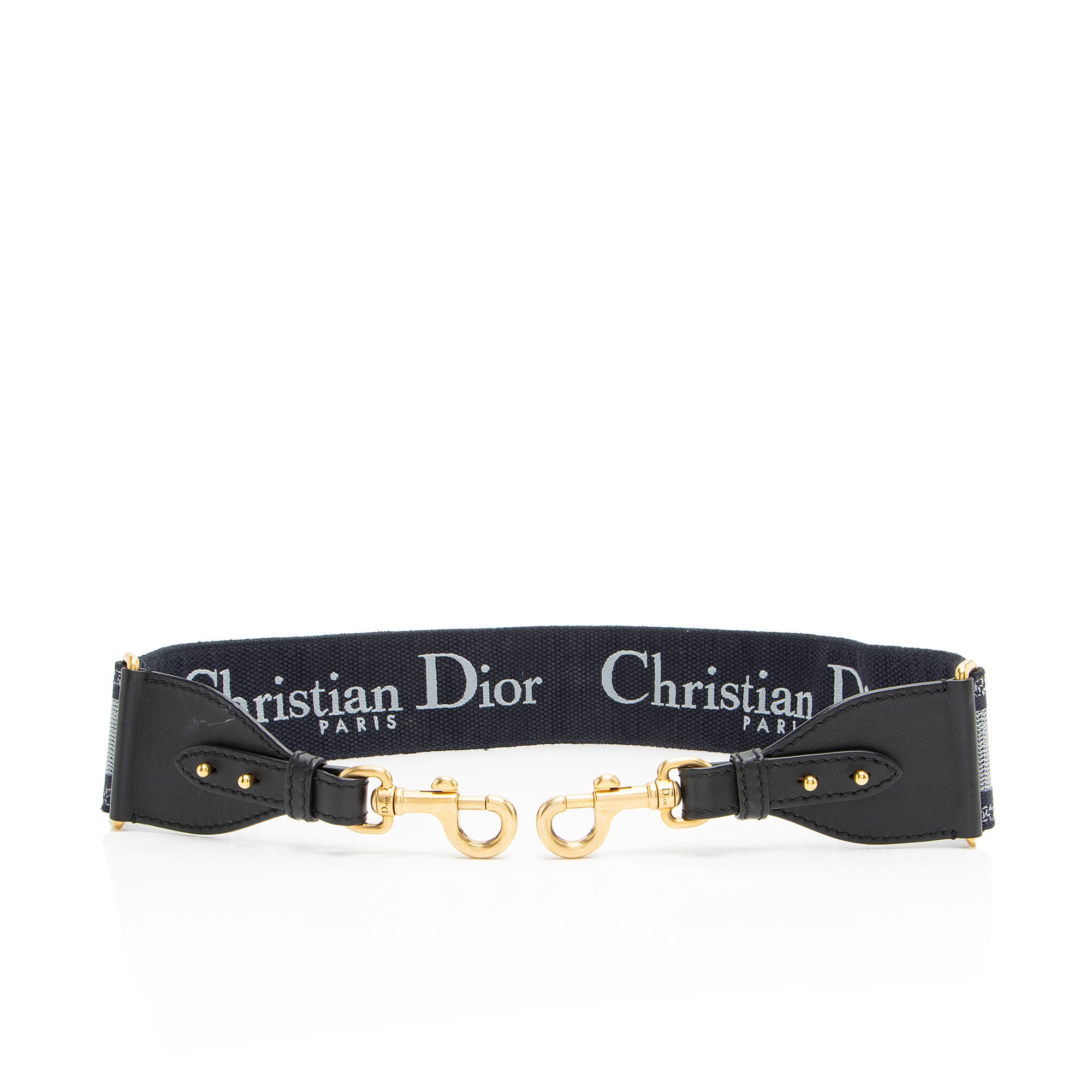 Dior Embroidered Oblique Shoulder Strap