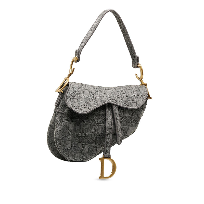 Dior Embroidered Saddle Bag (SHG-7a84hS)