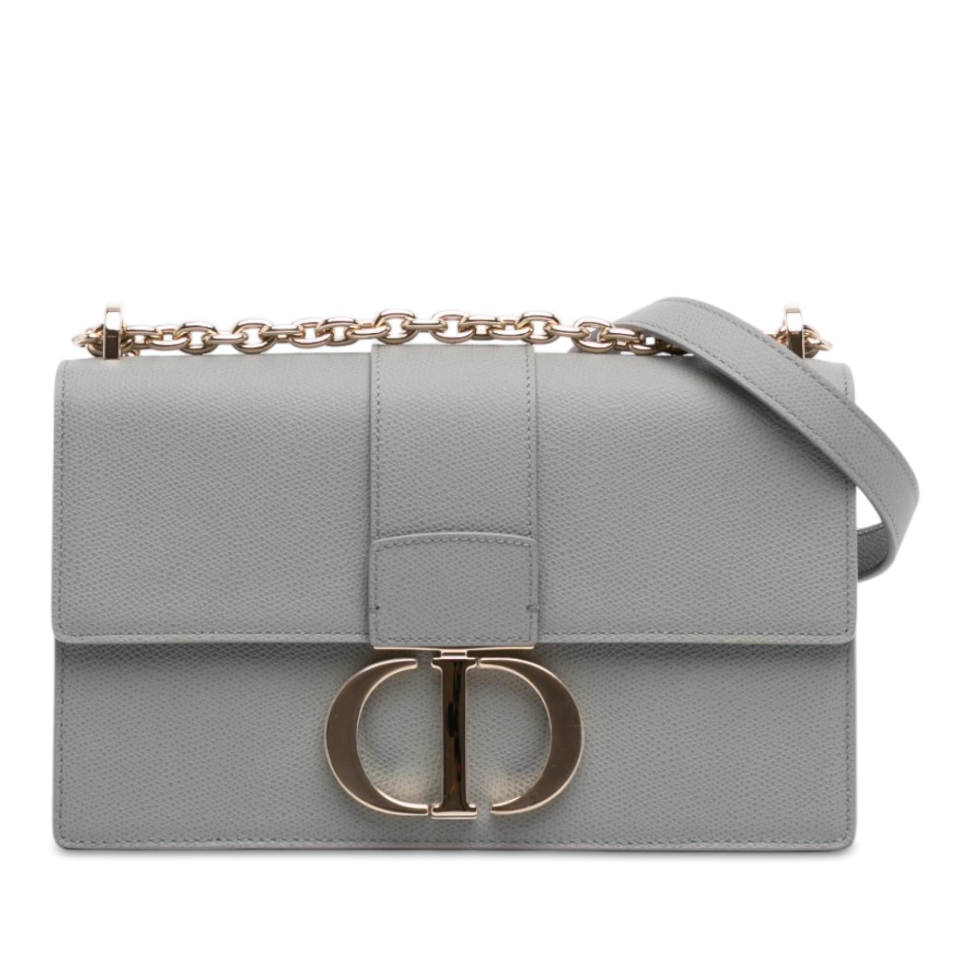 Dior Grained Calfskin 30 Montaigne Chain Flap