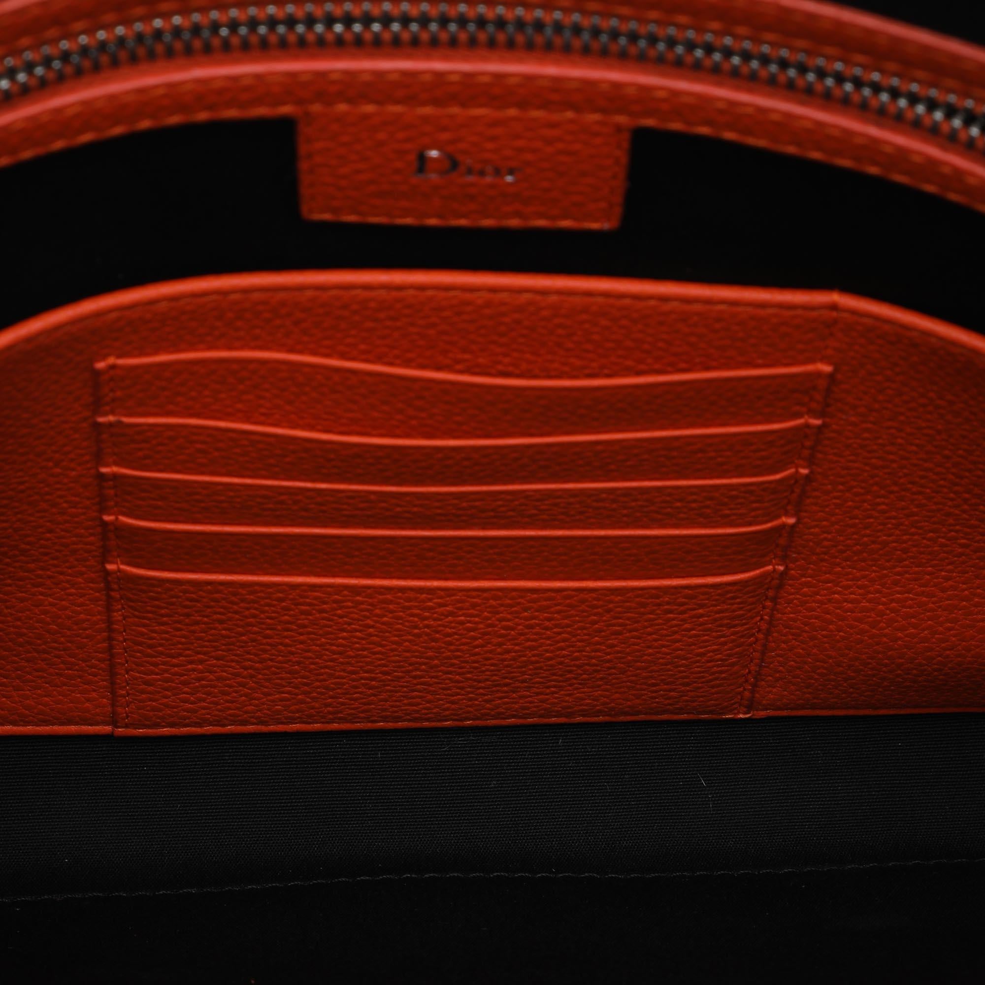 Dior Grained Calfskin Atelier Clutch