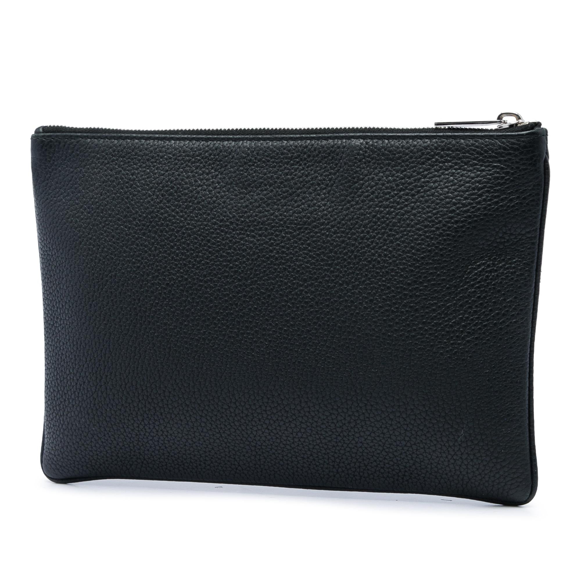 Dior Grained Calfskin Atelier Clutch