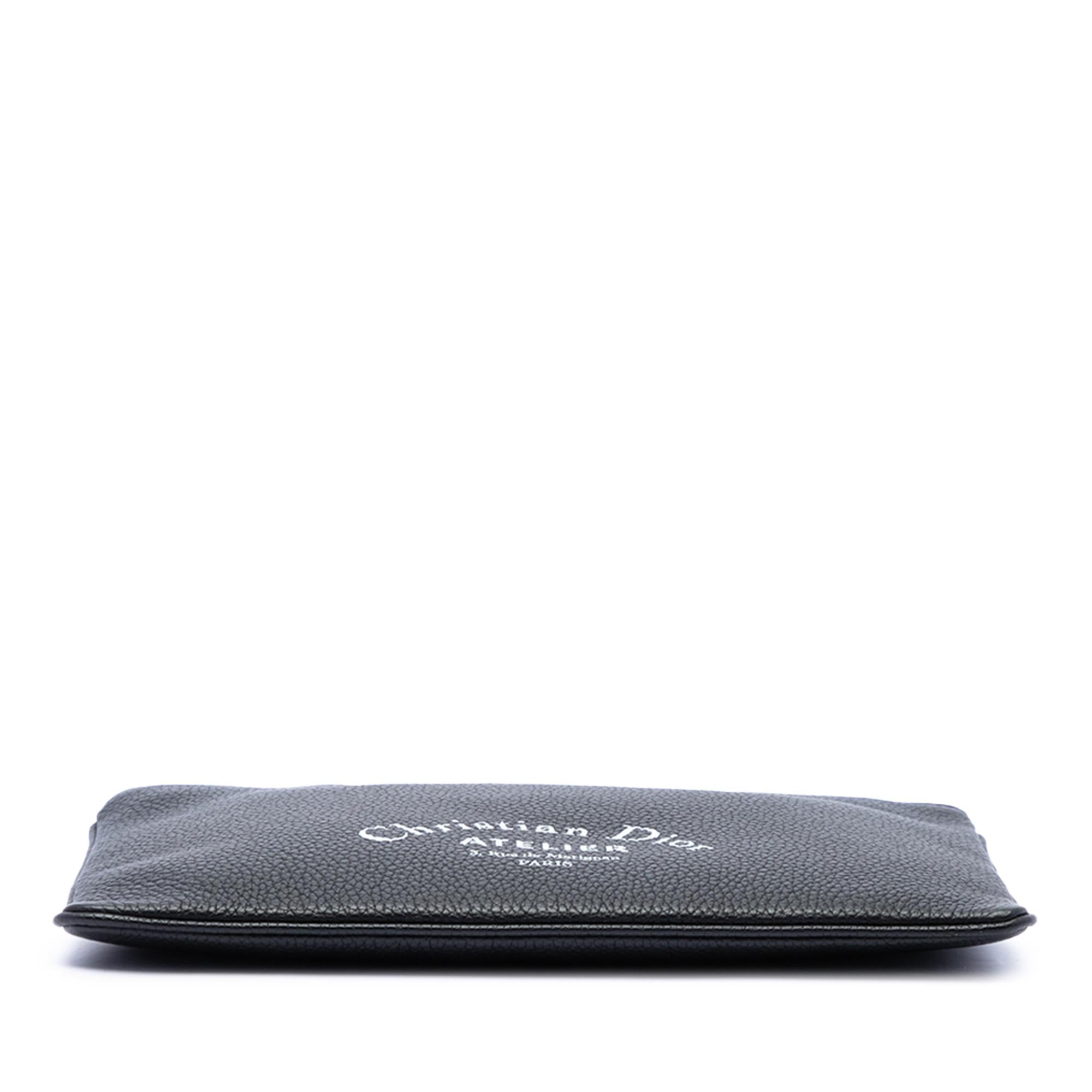 Dior Grained Calfskin Atelier Clutch