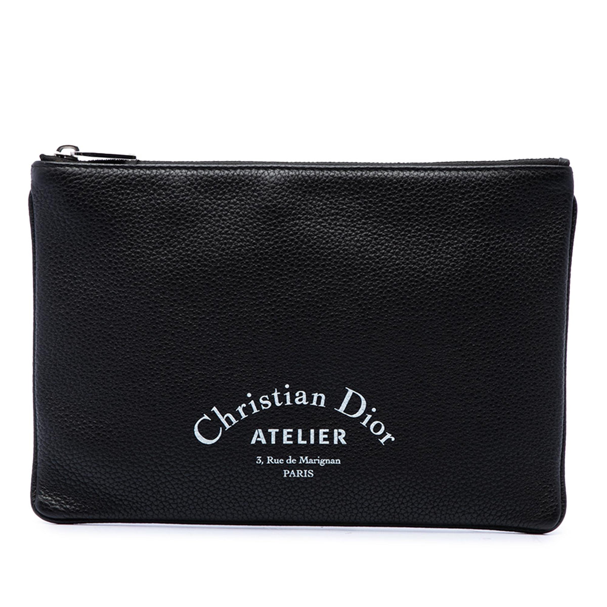 Dior Grained Calfskin Atelier Clutch