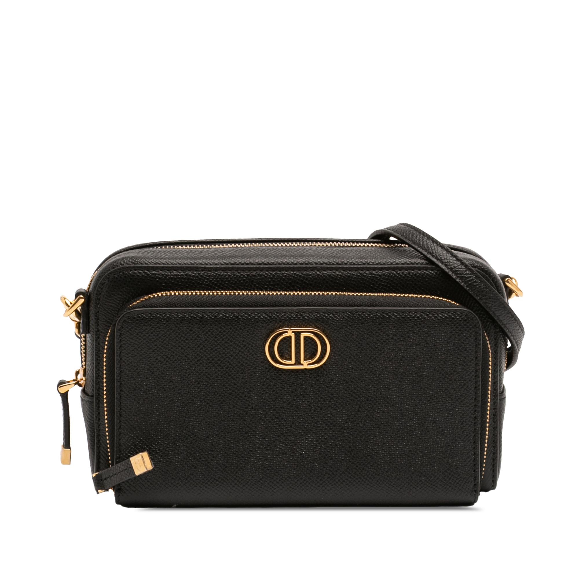 Dior Grained Calfskin Caro Double Pouch