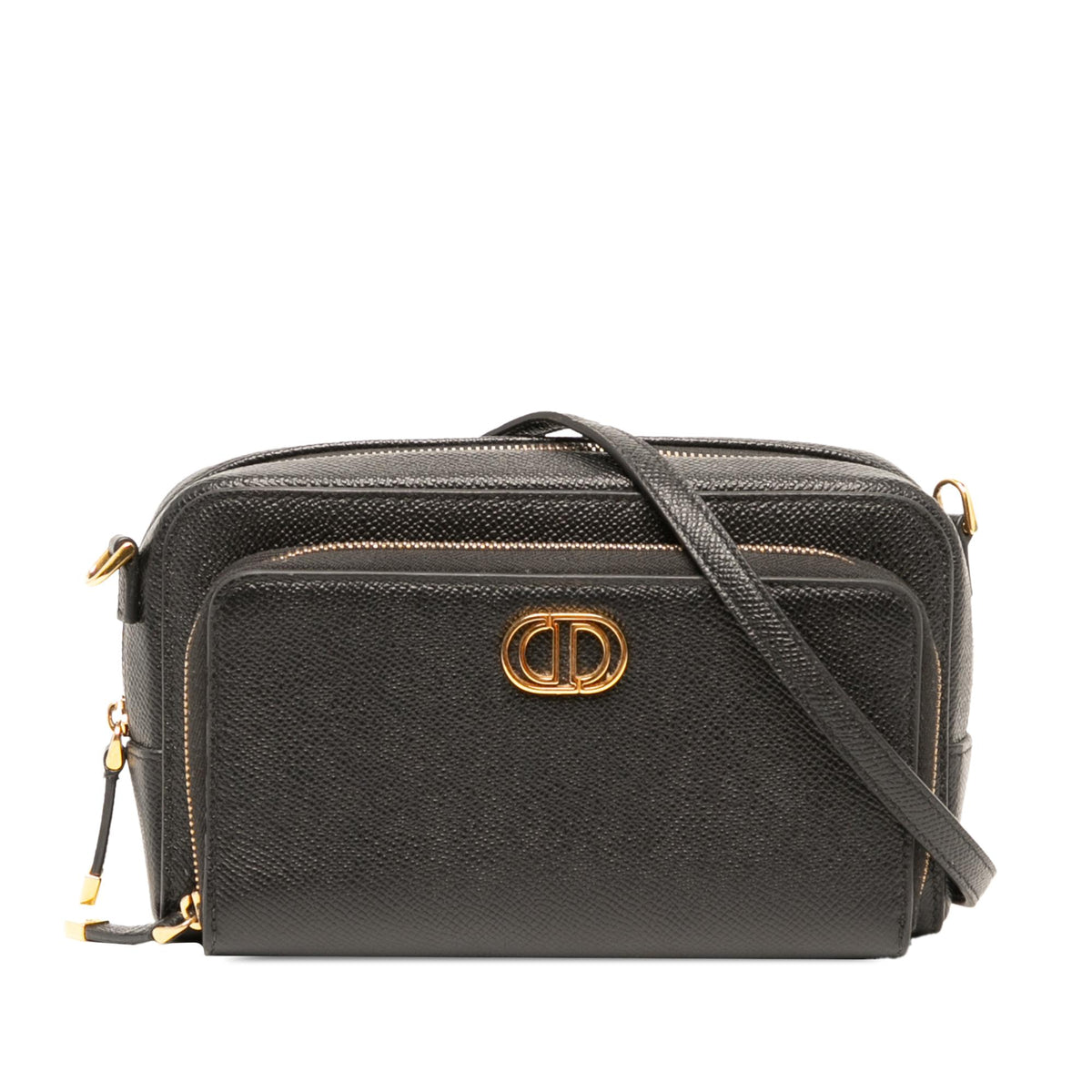 Dior Grained Calfskin Caro Double Pouch