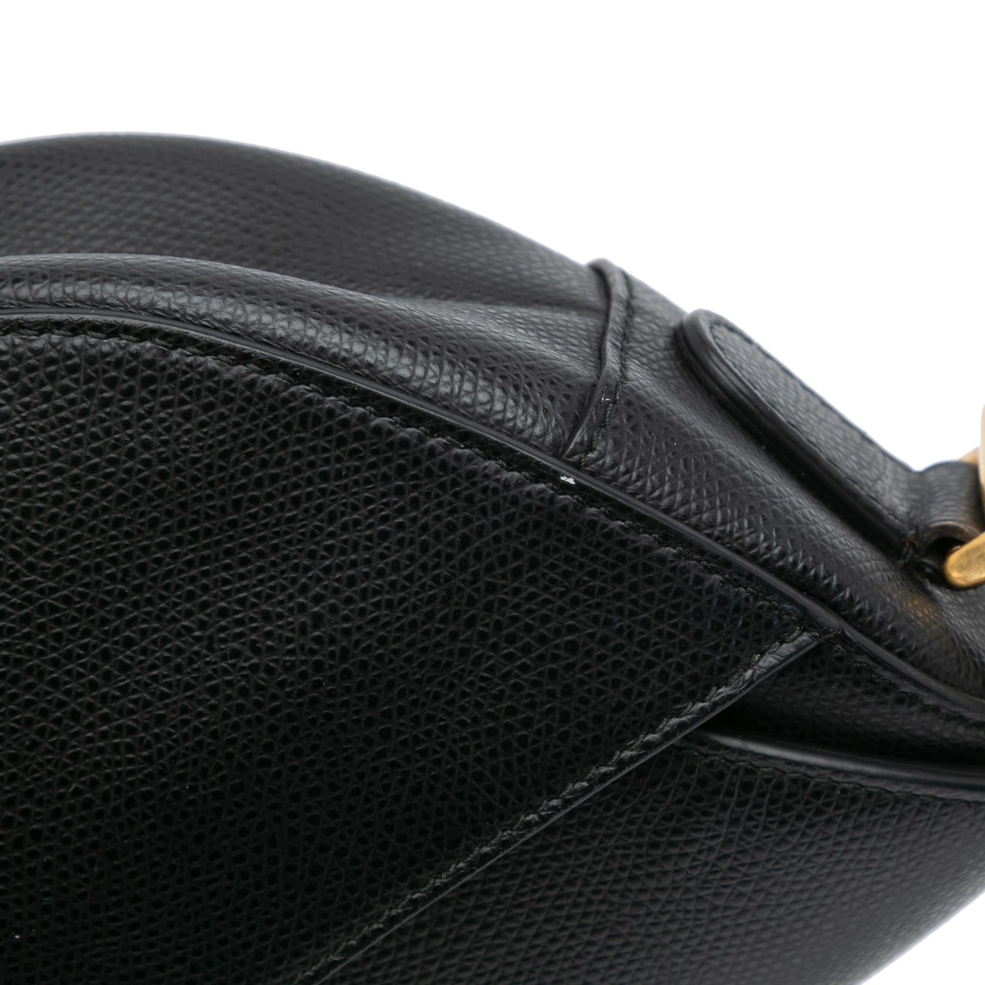 Dior Grained Calfskin Saddle Bag