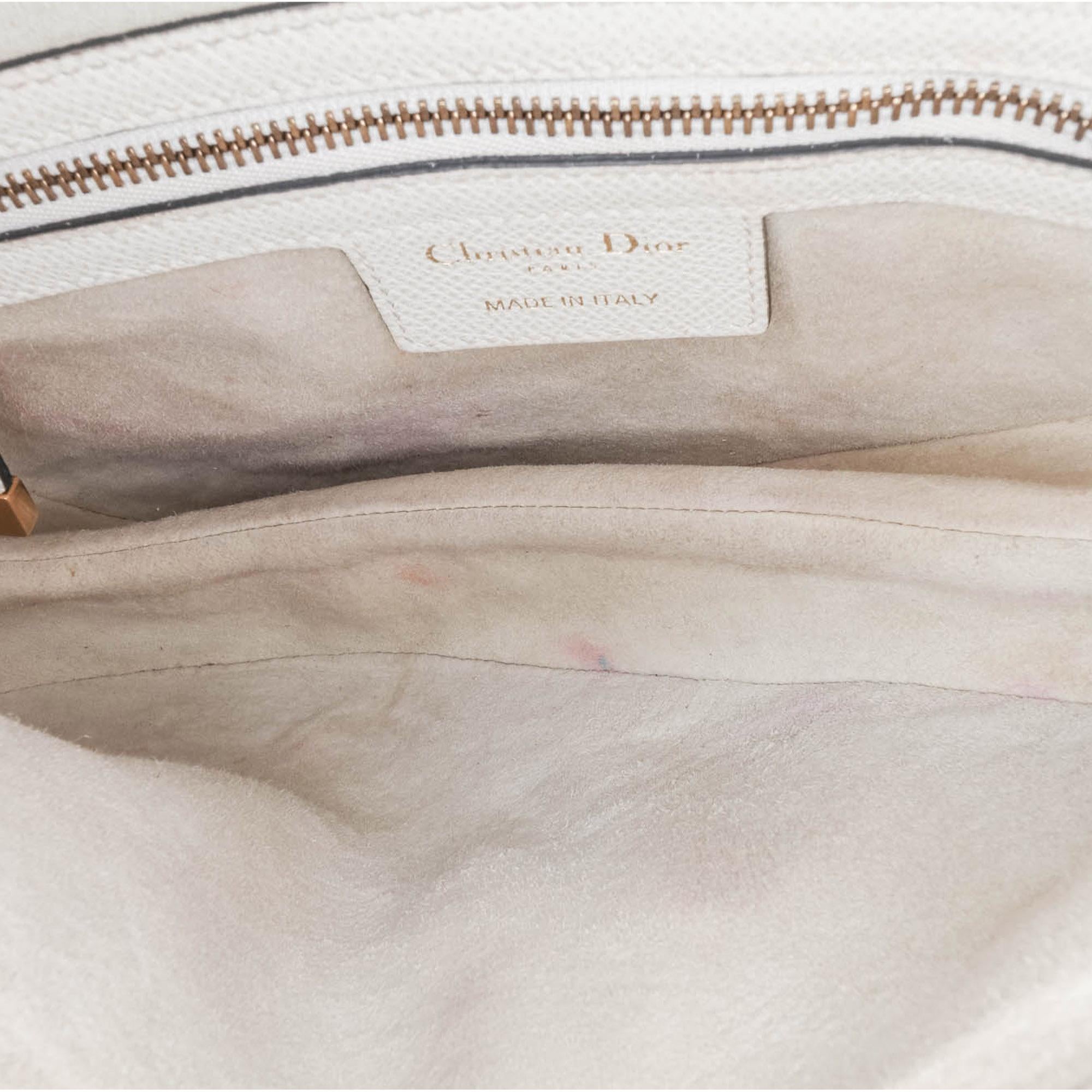 Dior Grained Calfskin Saddle Bag