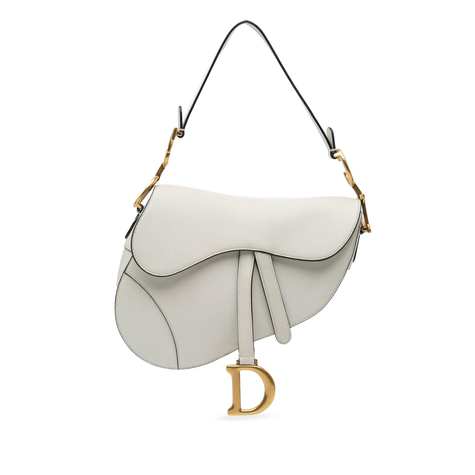 Dior Grained Calfskin Saddle Bag