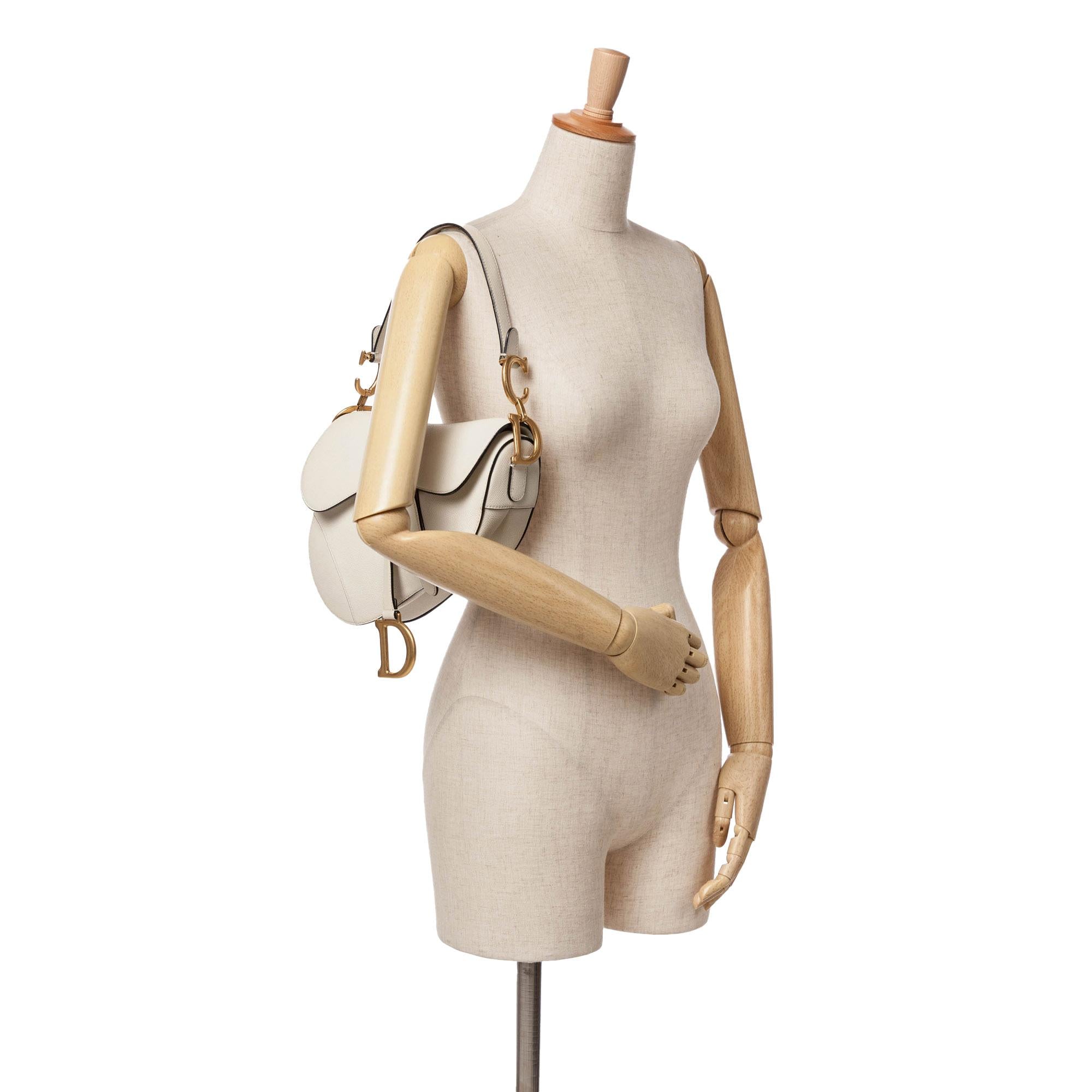 Dior Grained Calfskin Saddle Bag