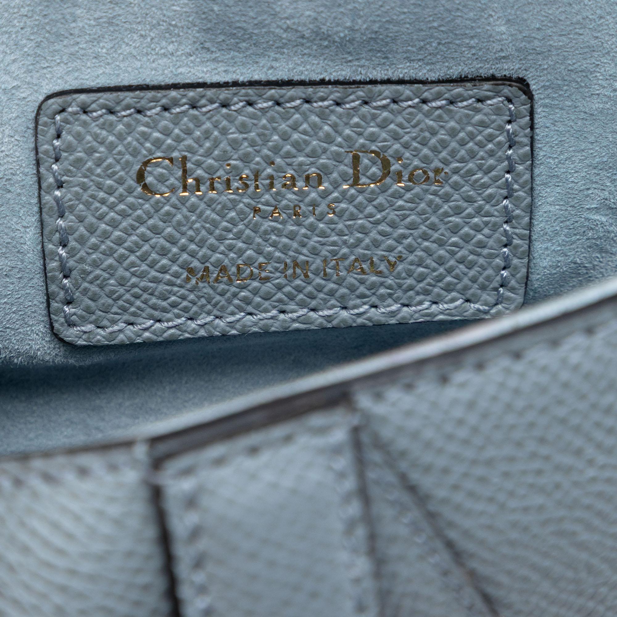 Dior Grained Calfskin Saddle Bag