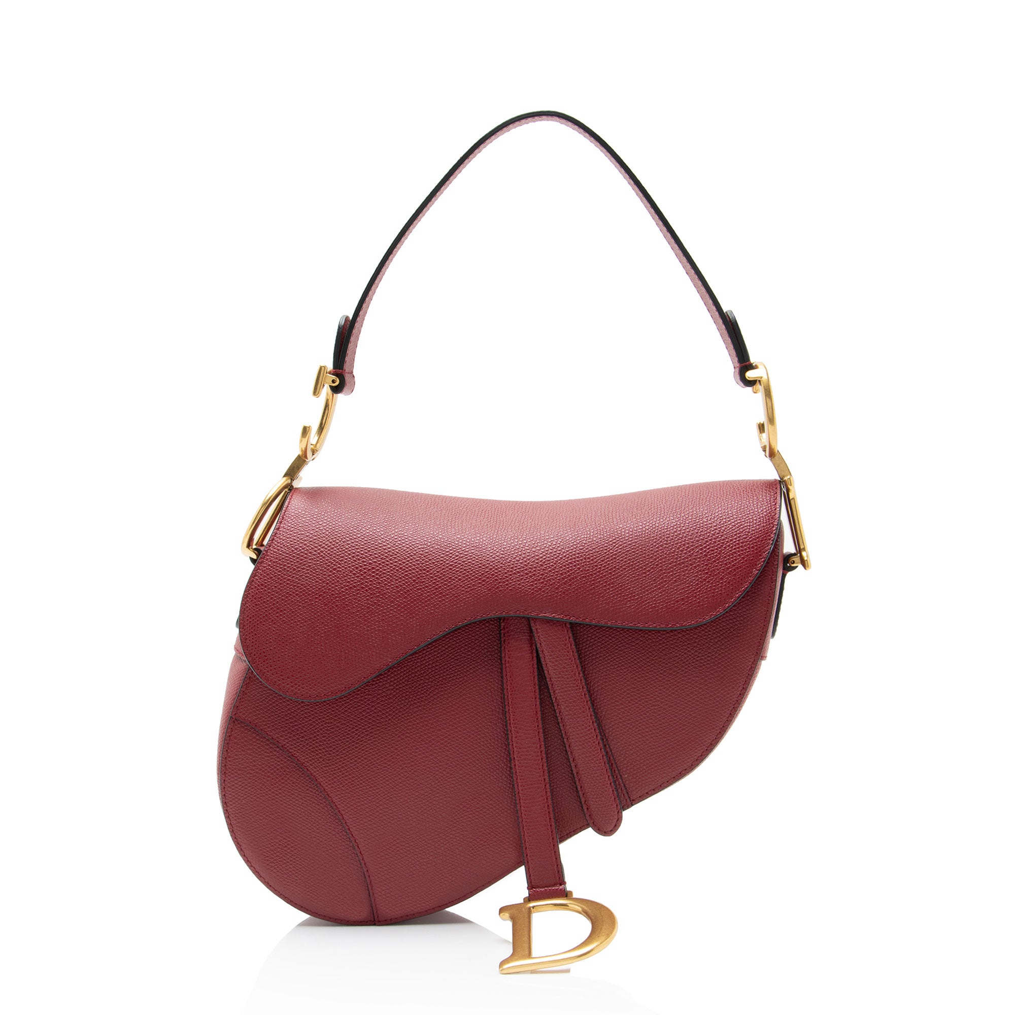 Dior Grained Calfskin Saddle Bag