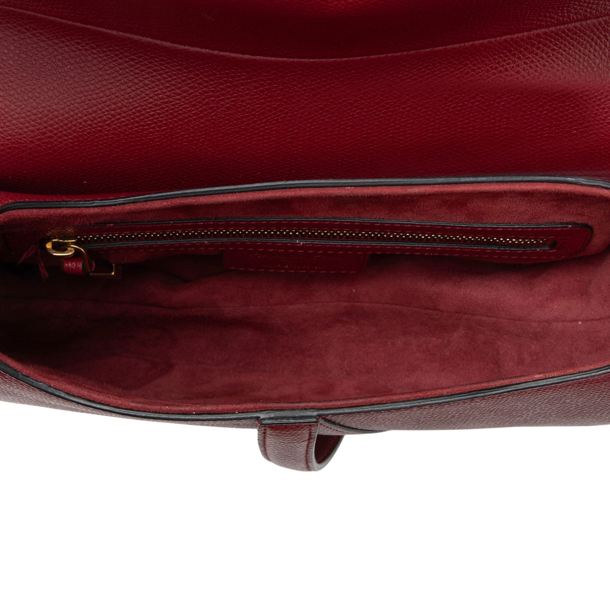 Dior Grained Calfskin Saddle Bag