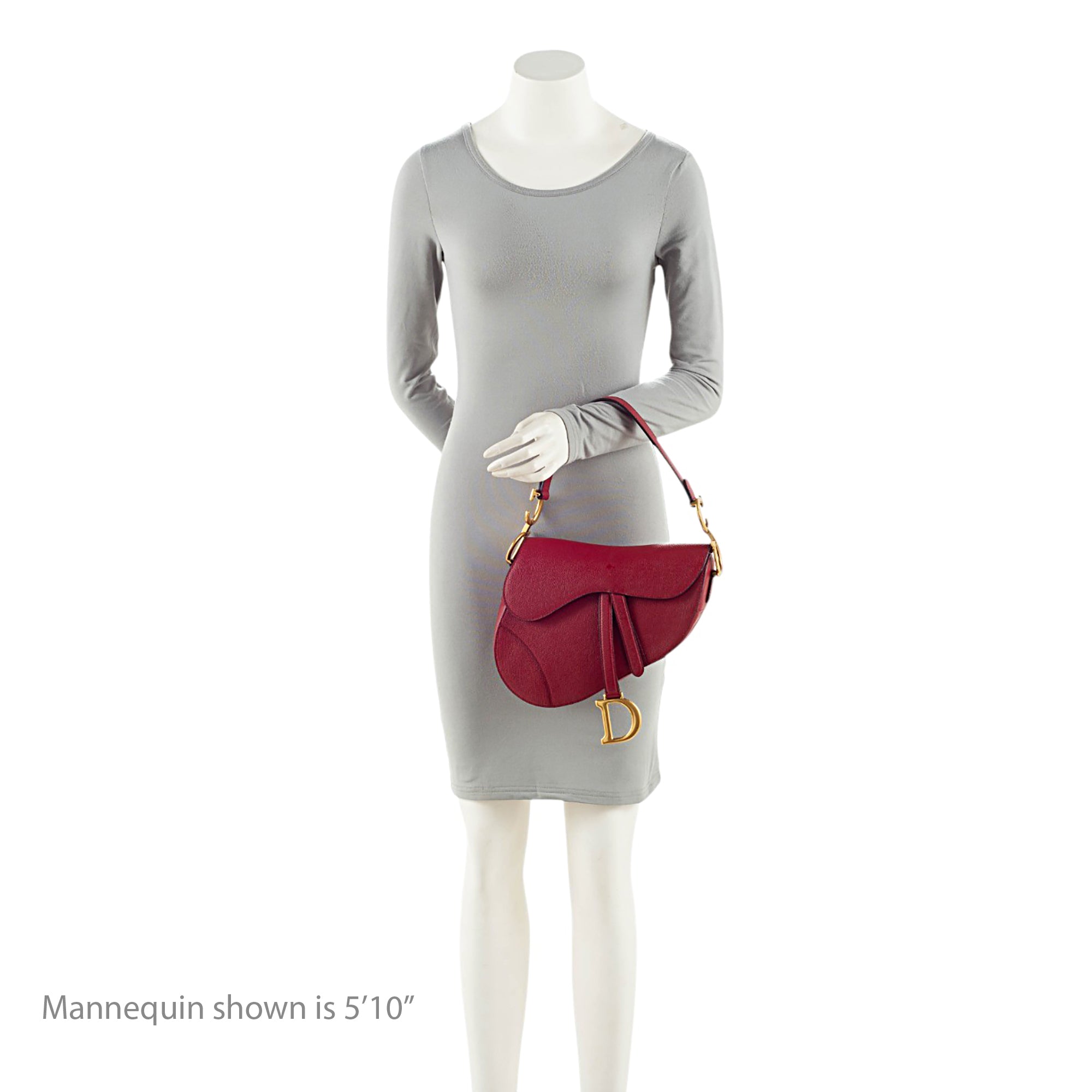 Dior Grained Calfskin Saddle Bag