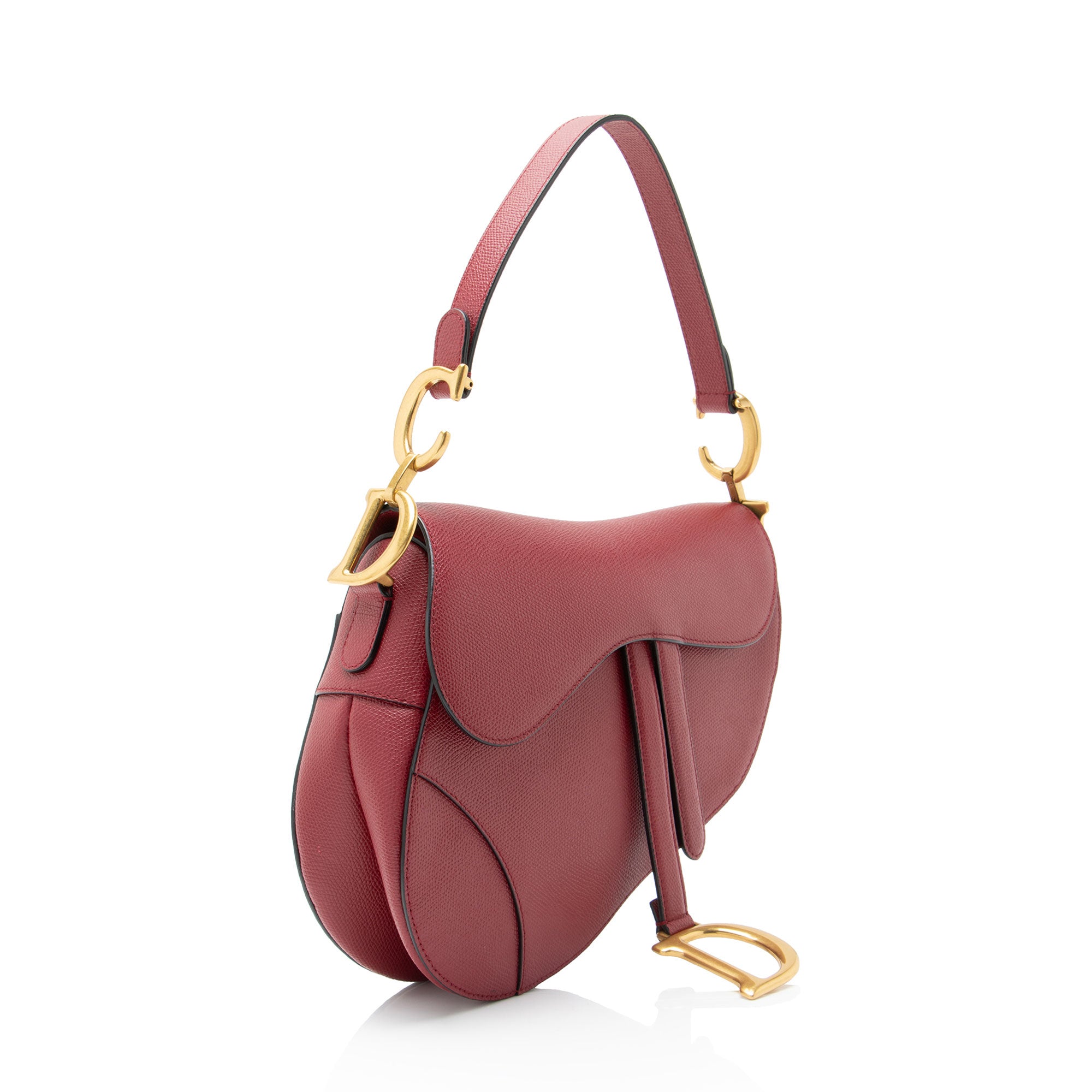Dior Grained Calfskin Saddle Bag