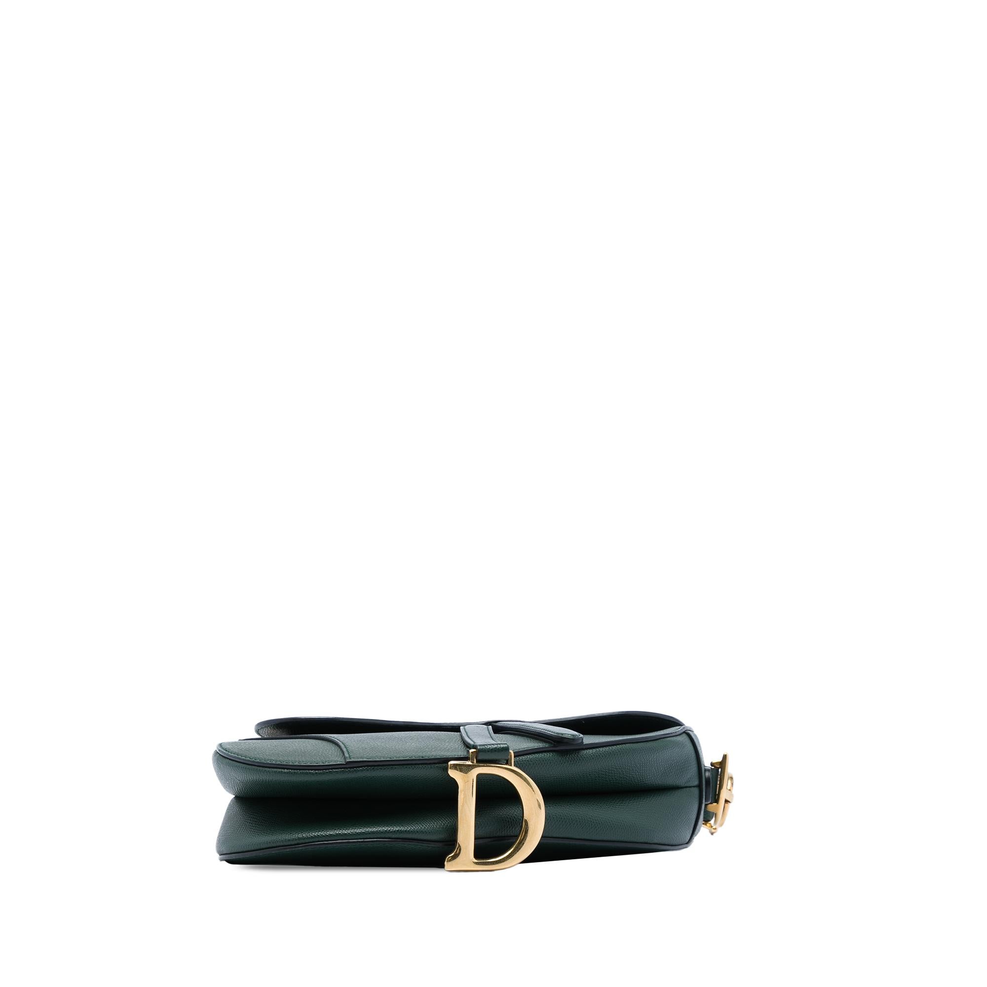 Dior Grained Calfskin Saddle Bag