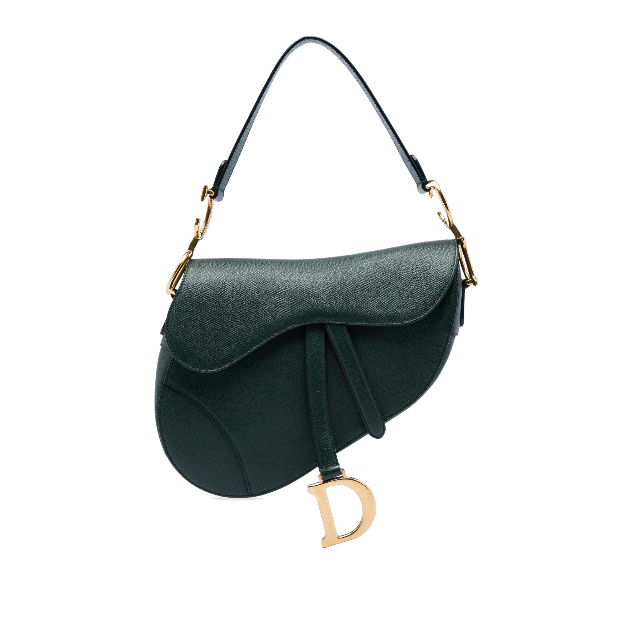 Dior Grained Calfskin Saddle Bag