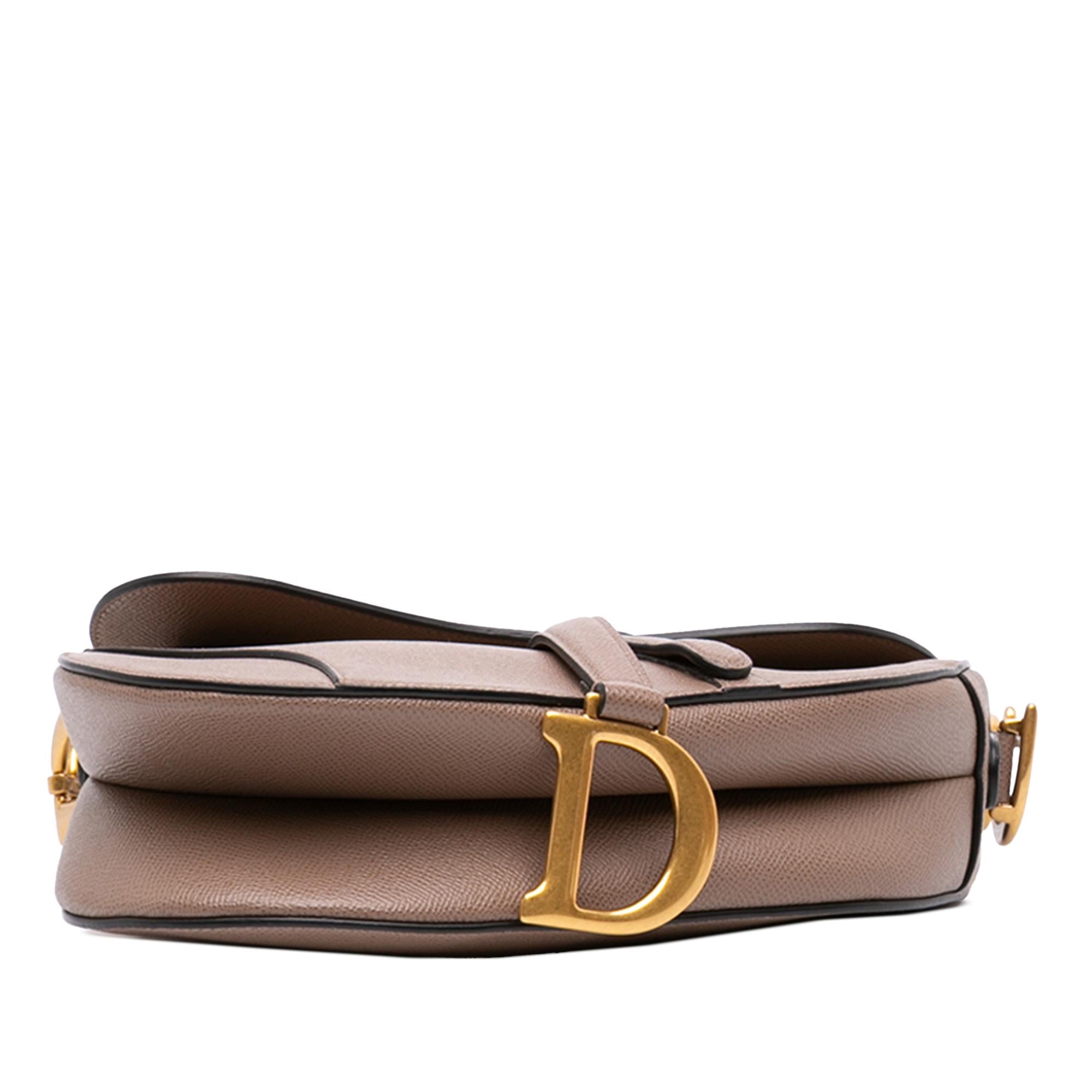 Dior Grained Calfskin Saddle Bag